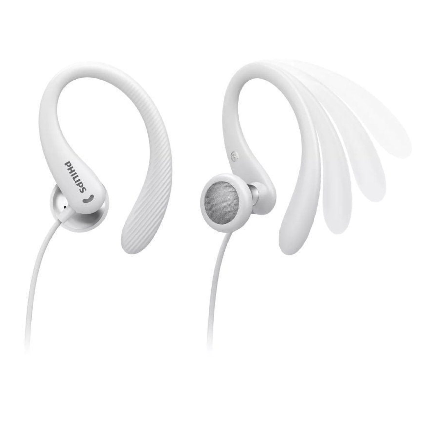 Philips TAA1105WT · Auriculares Deportivos · Micrófono · Jack 3.5 · Blancos