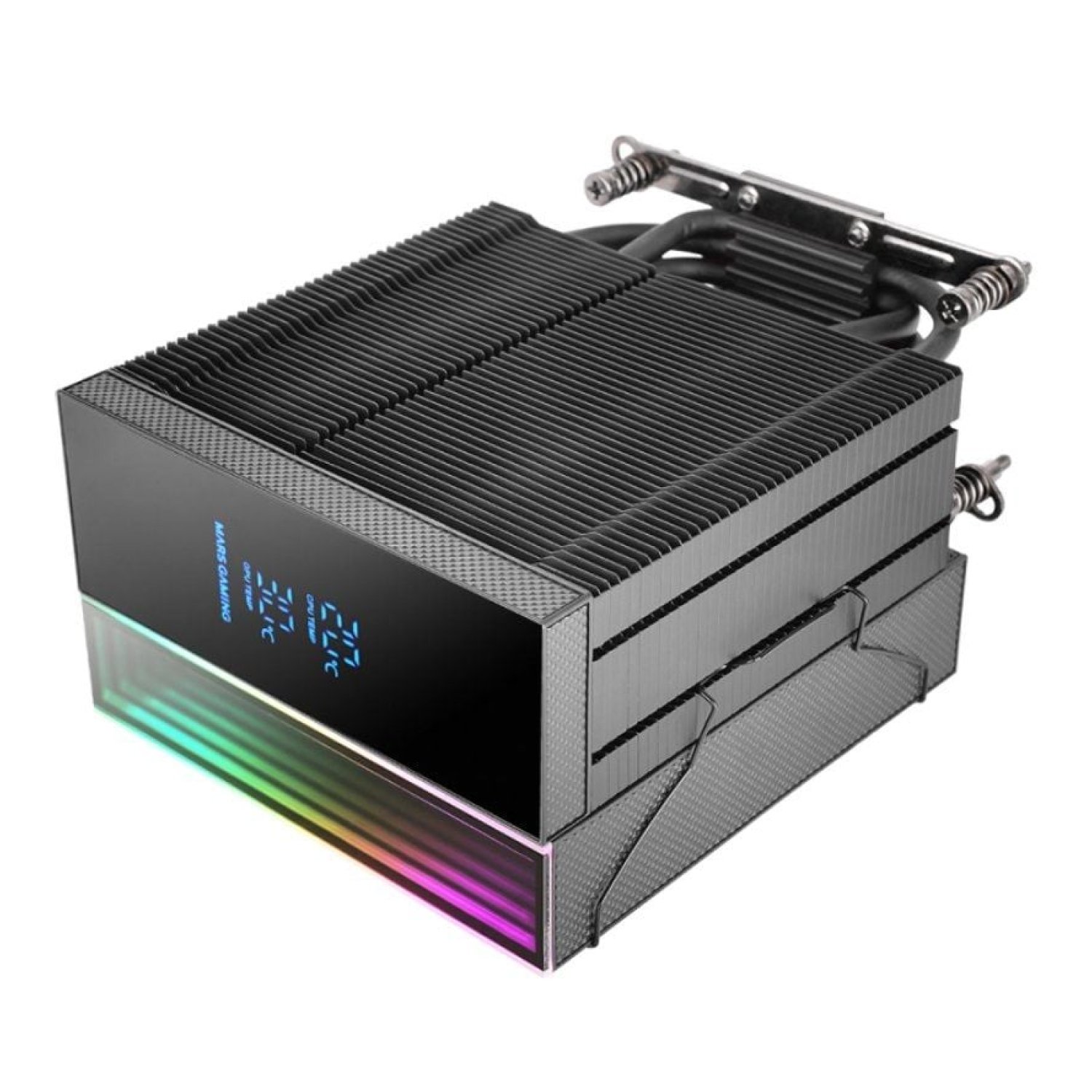 Mars Gaming MCPU-LCD · Ventilador con Disipador · 12cm · LCD