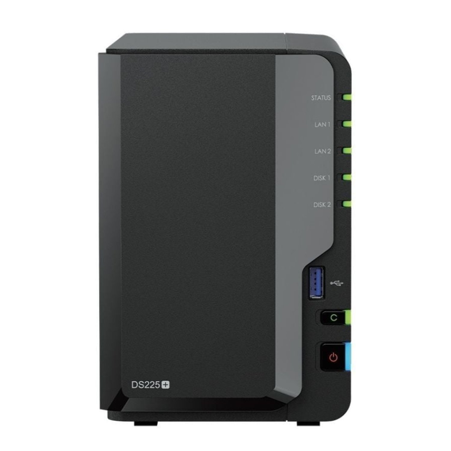 Synology DiskStation DS225+ · NAS 2 Bahías · 2GB DDR4 · Torre