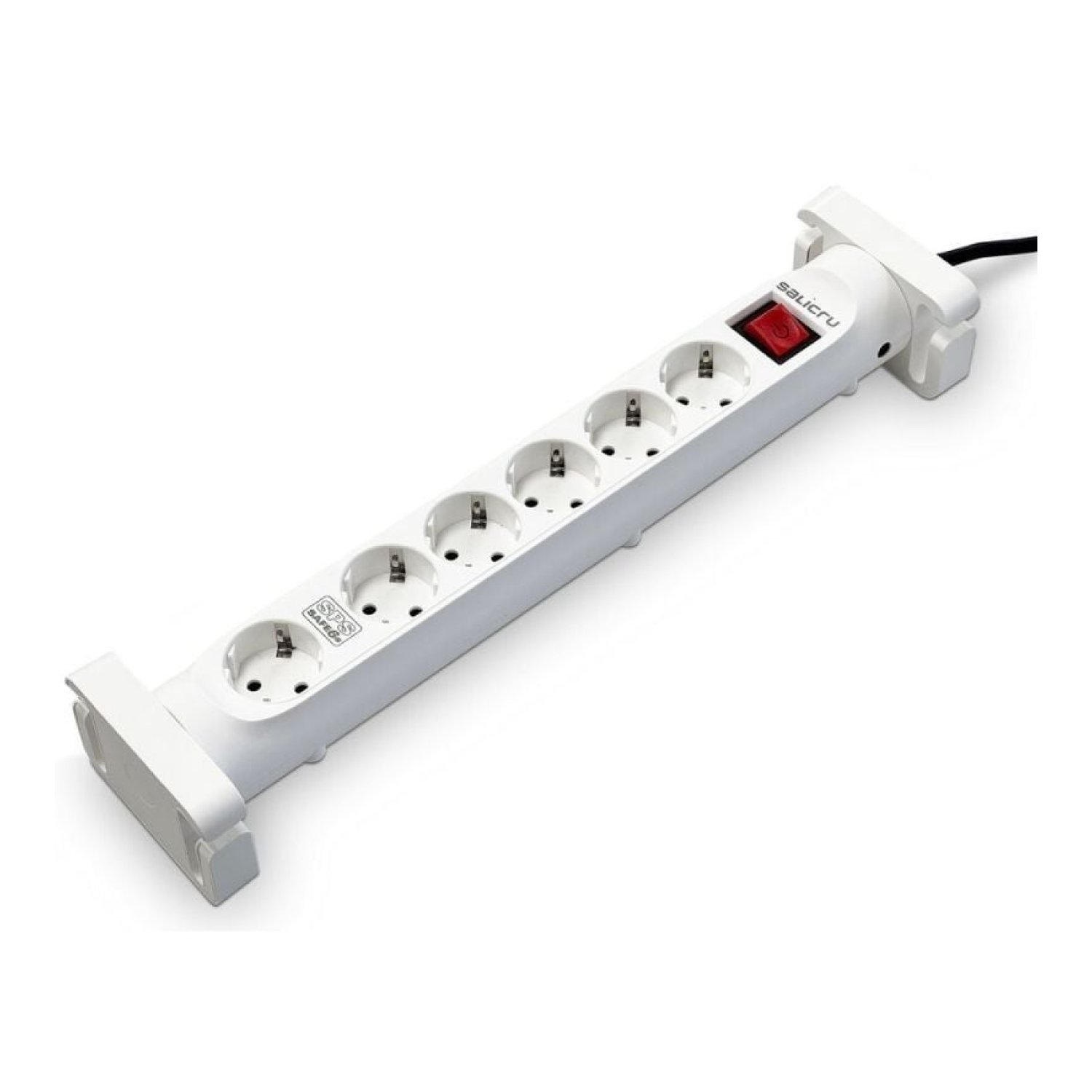 Salicru Safe 6S · Regleta 6 Tomas · Interruptor · Cable 1,4m · Blanca