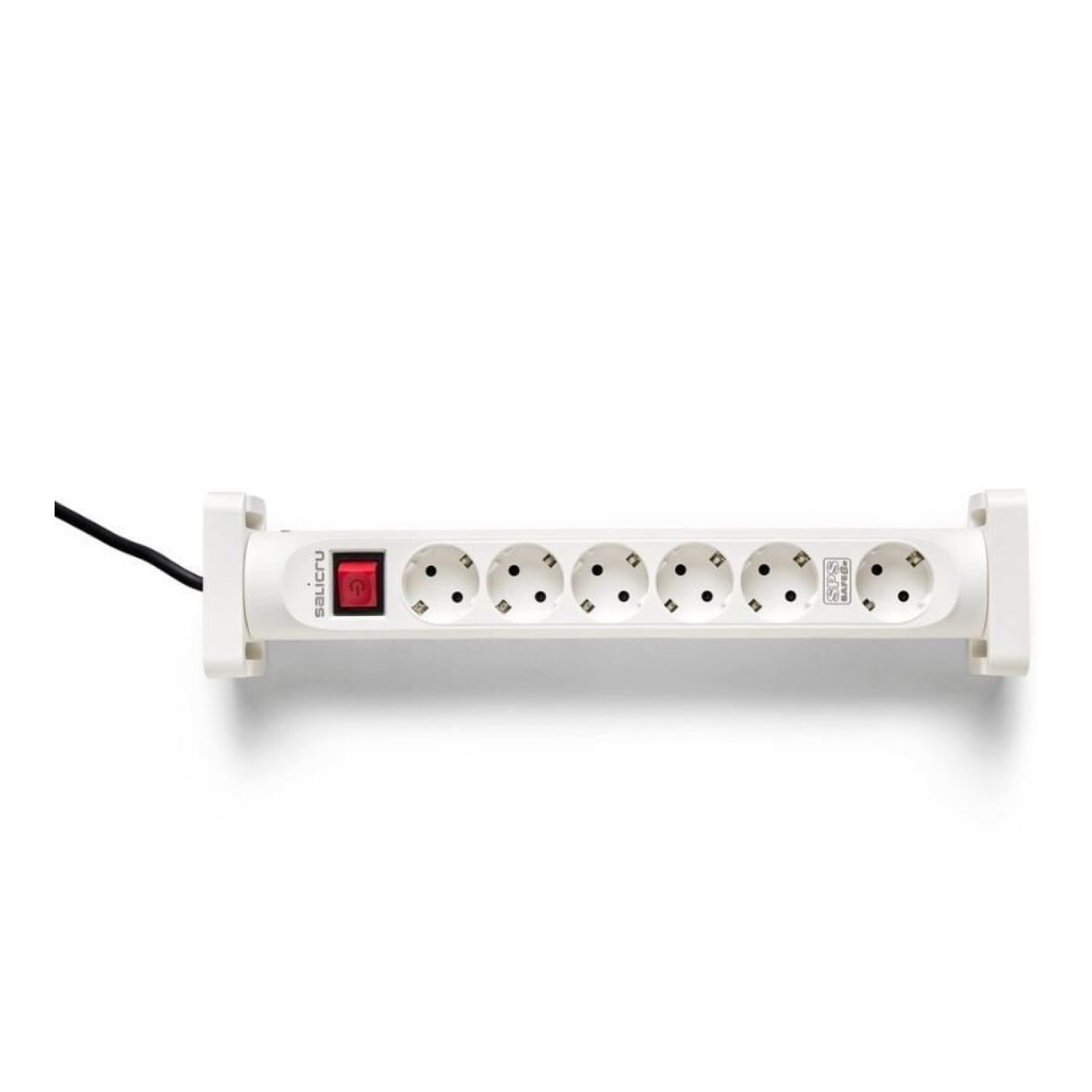 Salicru Safe 6S · Regleta 6 Tomas · Interruptor · Cable 1,4m · Blanca