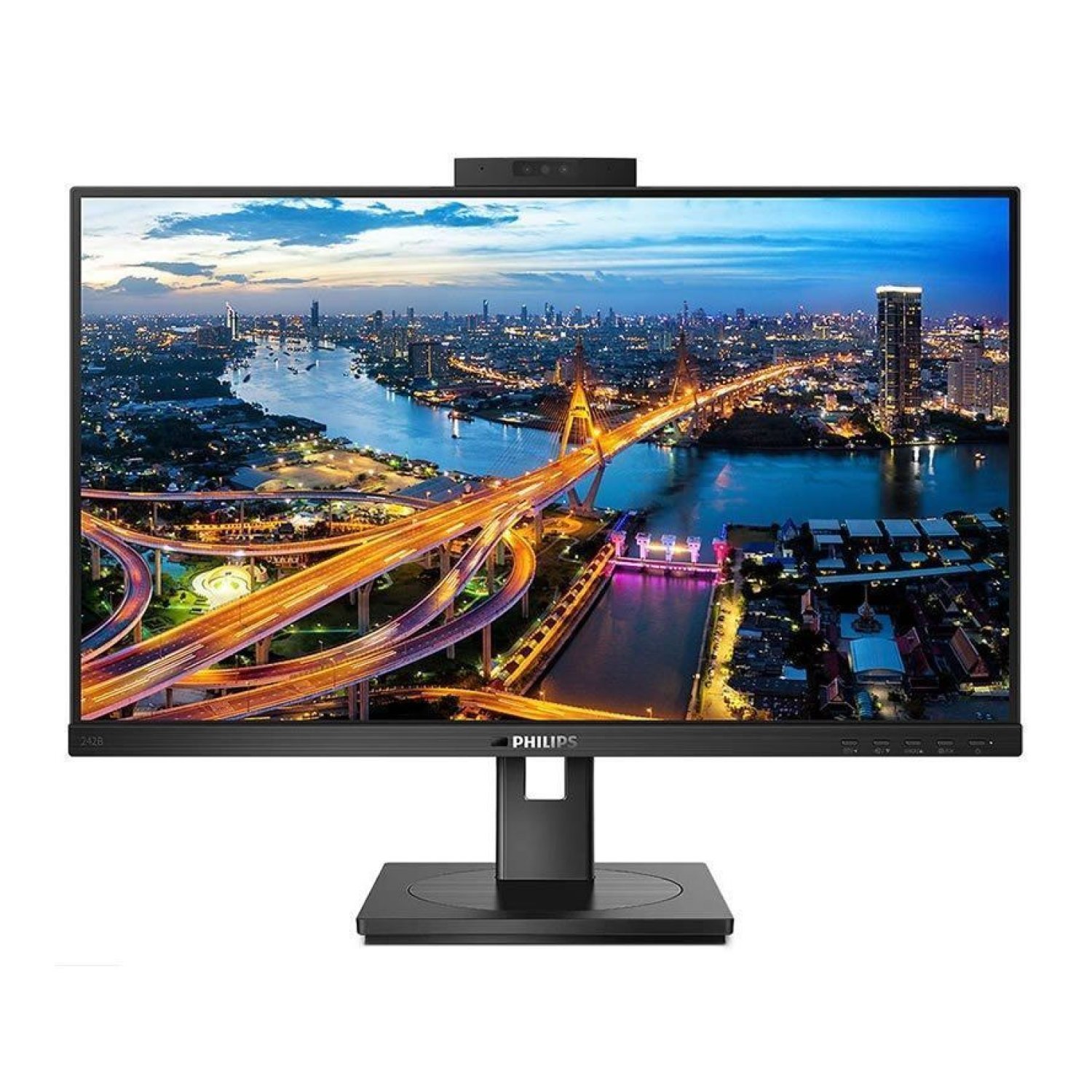 Philips 242B1H · Monitor 23,8" Full HD · Webcam · Regulable en altura