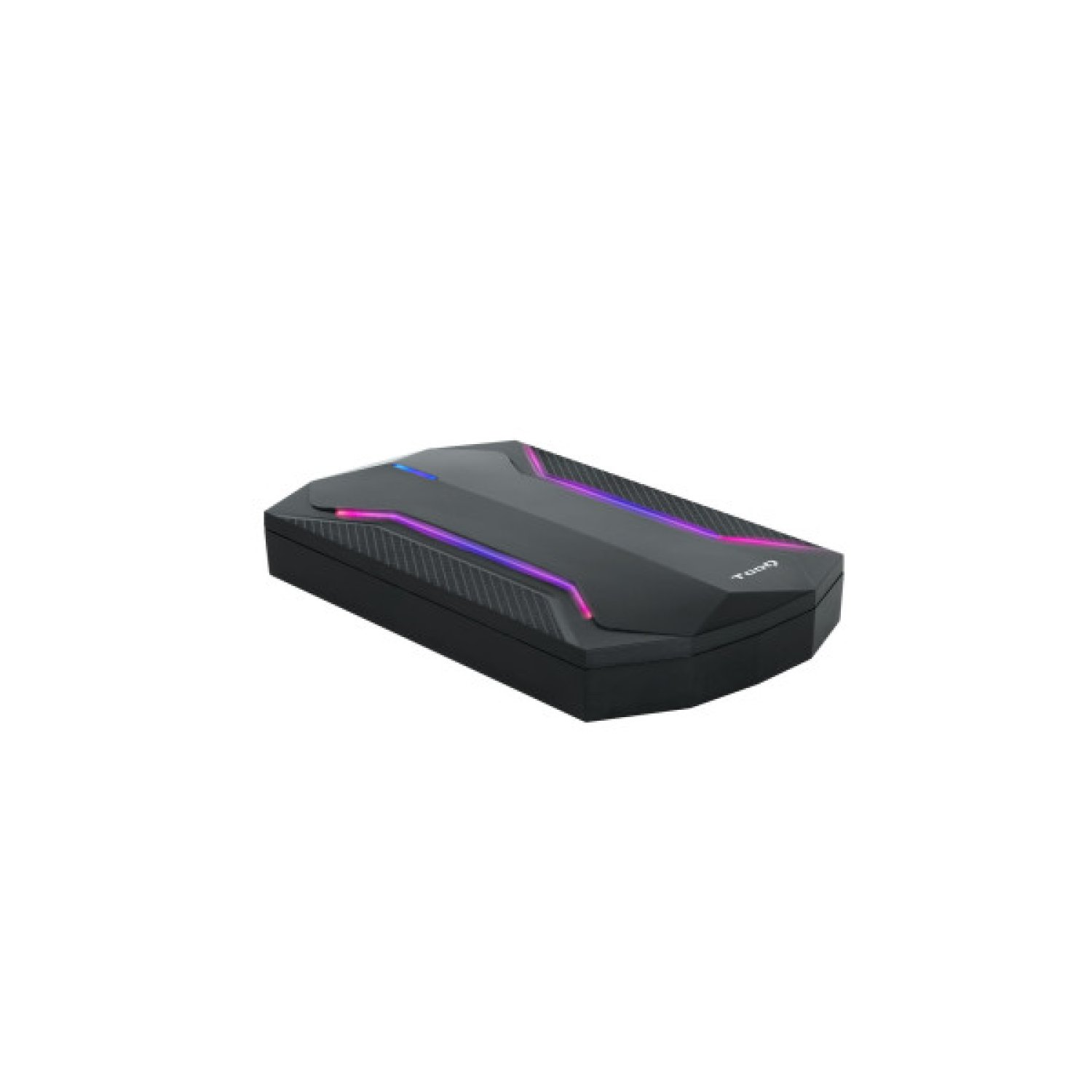 TooQ Caja Externa Gaming · 2,5" · USB 3.1 · RGB · Sin tornillos