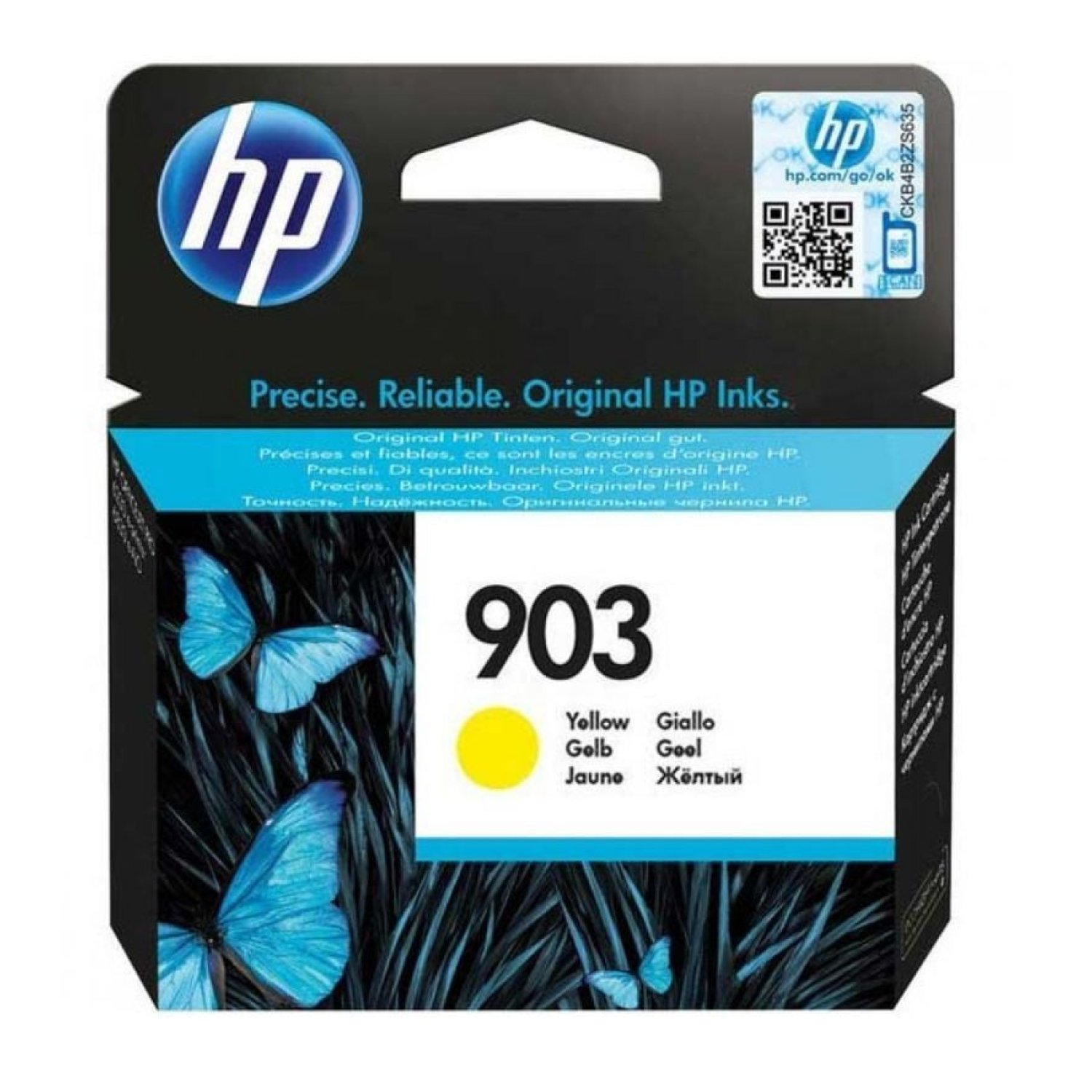 HP Cartucho Tinta Original nº903 · Amarillo