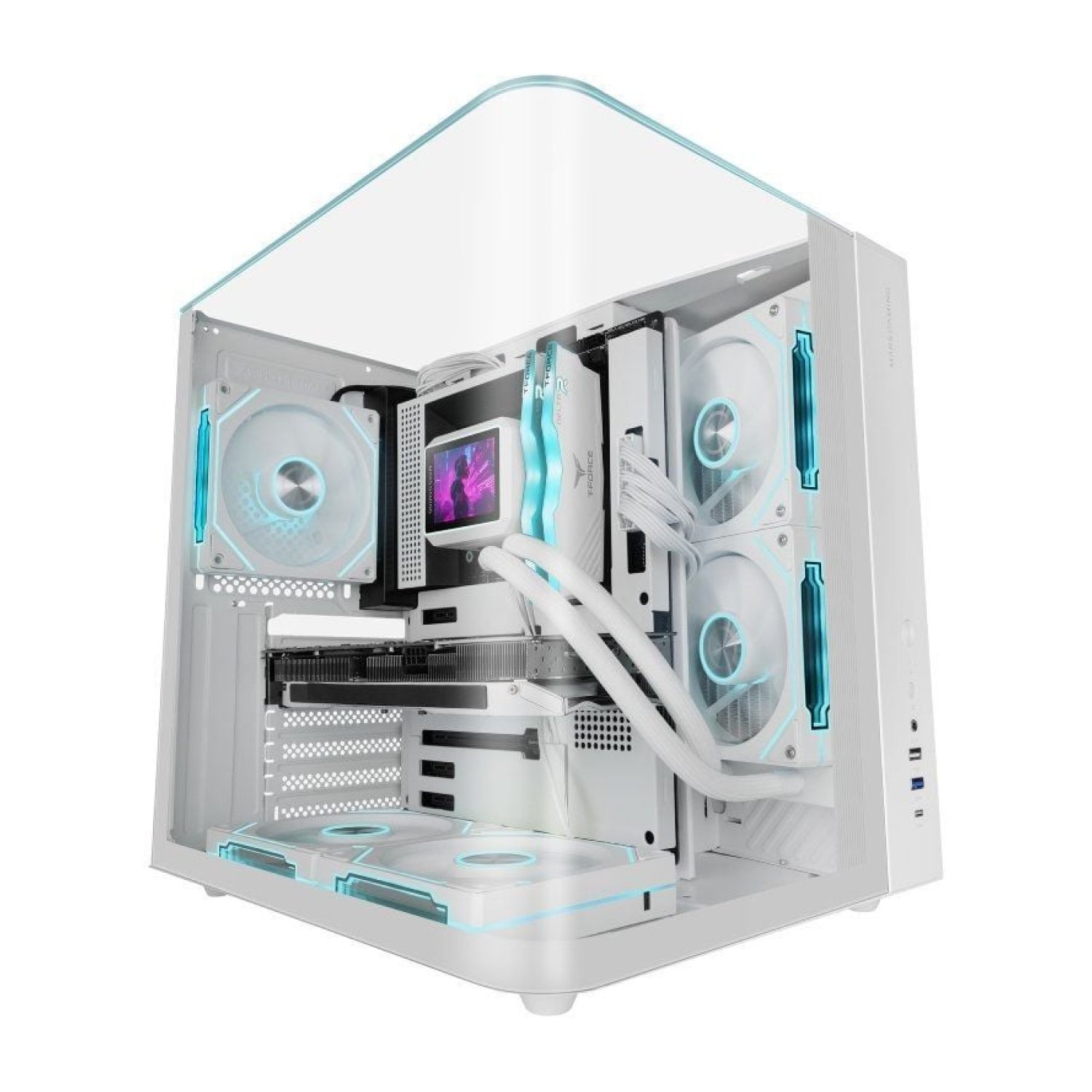 Mars Gaming MC-Infiniolite · Caja Semitorre Gaming · Blanca · ATX