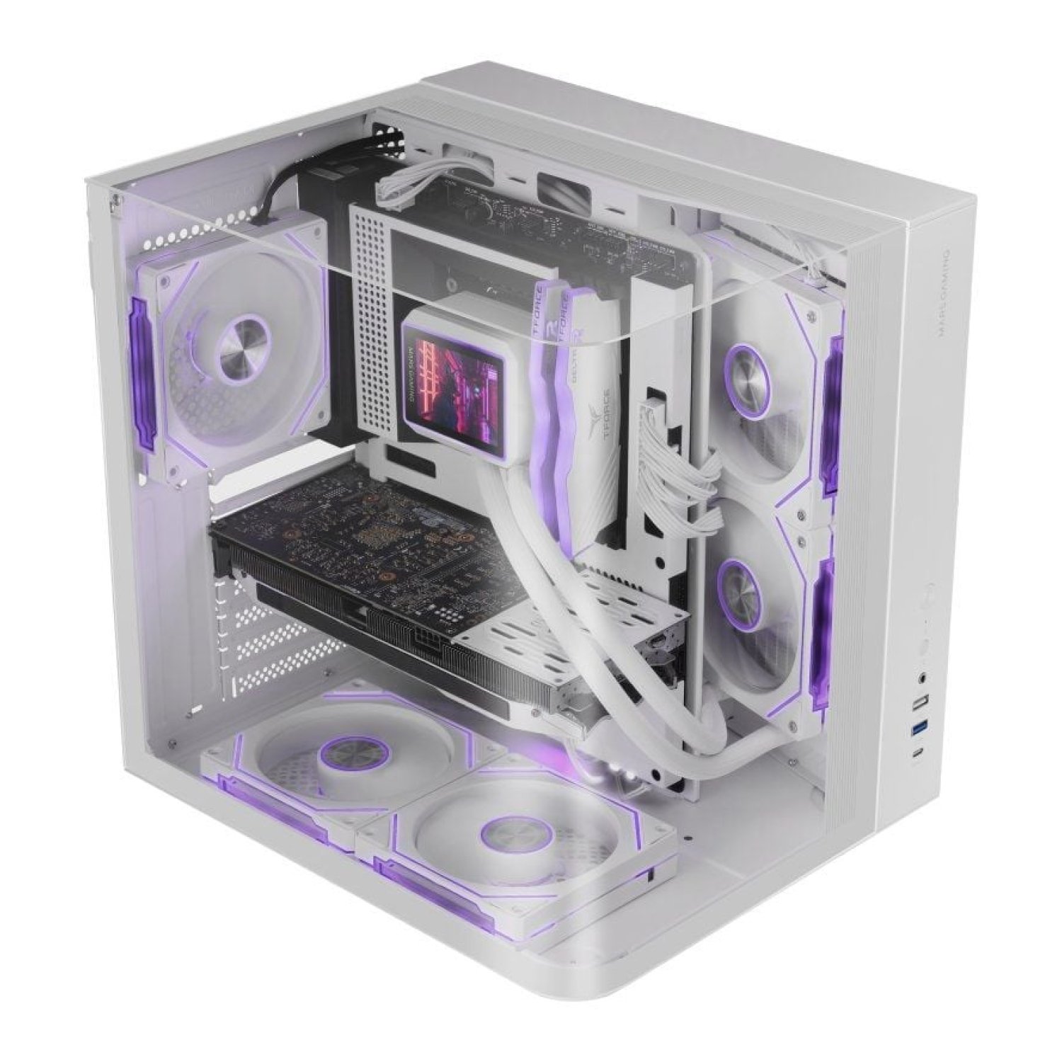 Mars Gaming MC-Infiniolite · Caja Semitorre Gaming · Blanca · ATX