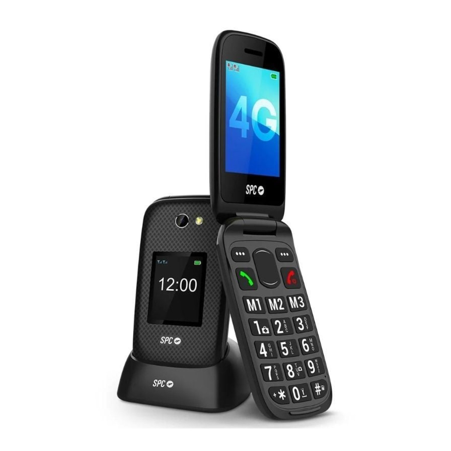 SPC Harmony 2 · Teléfono 4G para Mayores · Negro · Botones Grandes