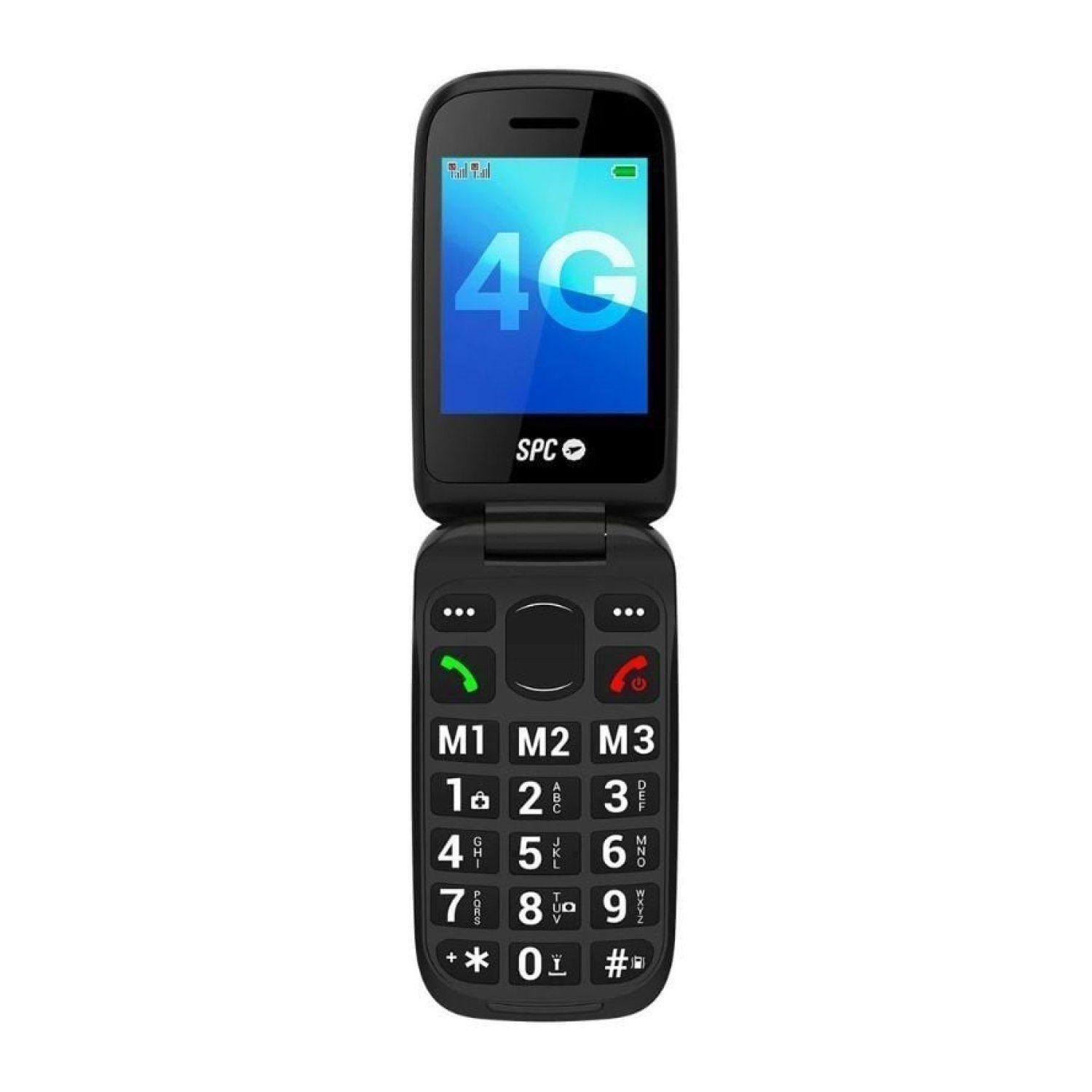SPC Harmony 2 · Teléfono 4G para Mayores · Negro · Botones Grandes