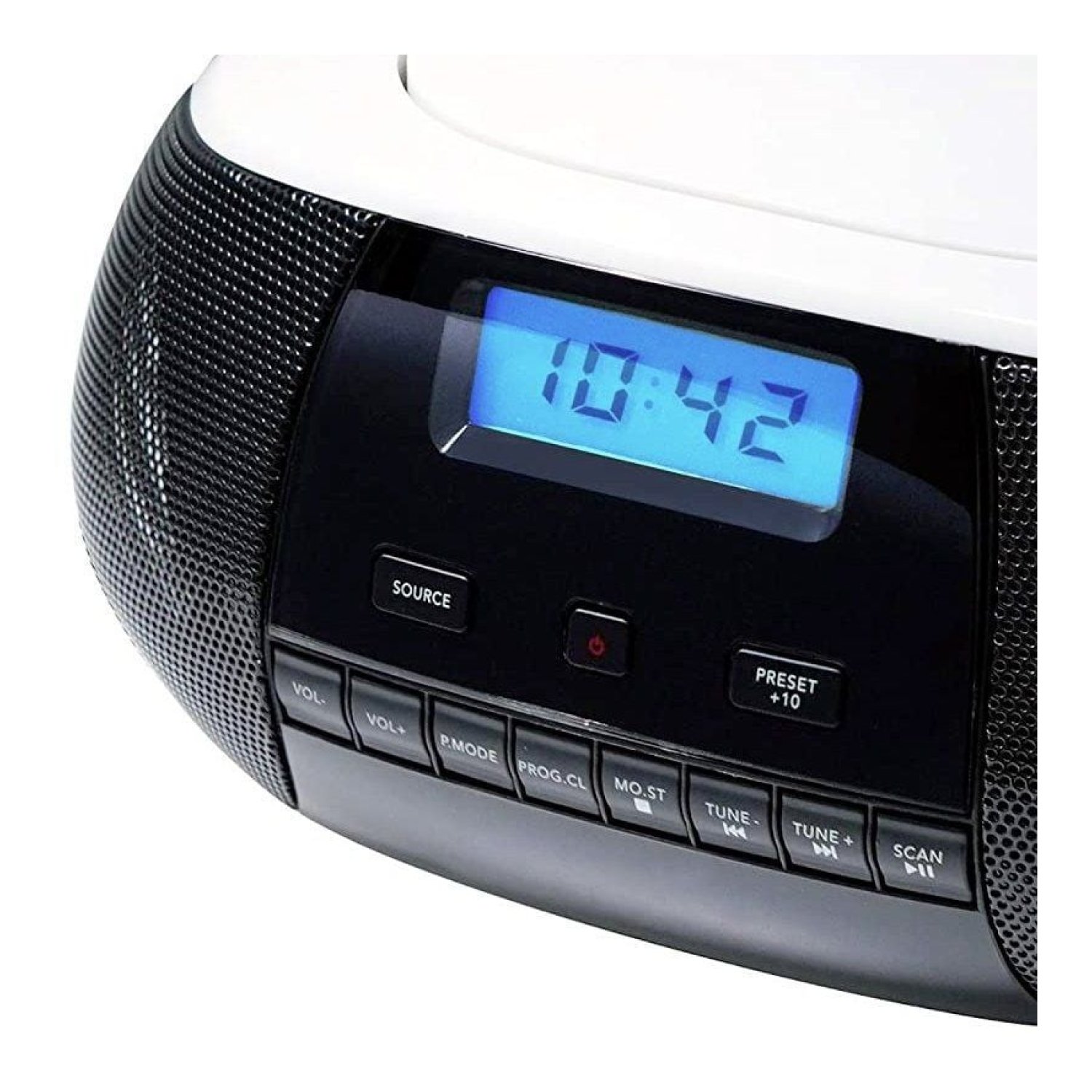 Sunstech Crusm400 · Radio CD Portátil · Blanca