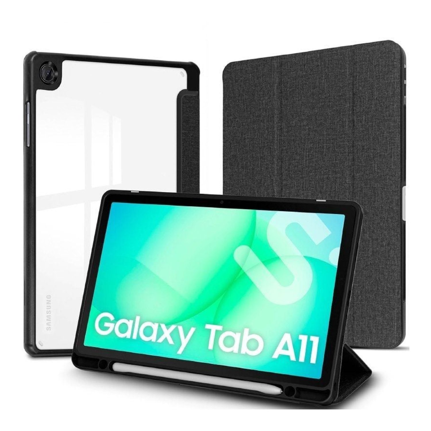Subblim Clear Shock Case · Funda Samsung Galaxy A11 · Protección Anti-golpes · Negra
