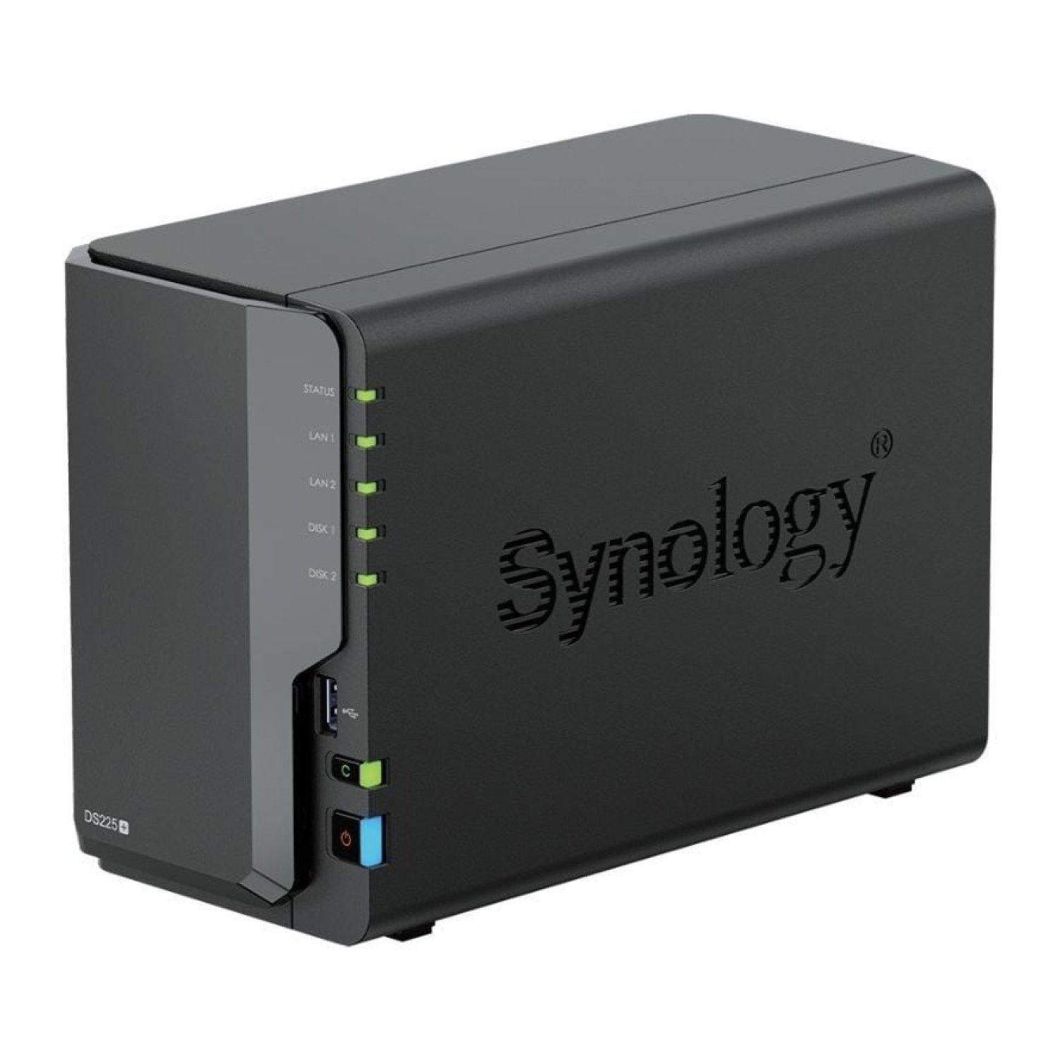 Synology DiskStation DS225+ · NAS 2 Bahías · 2GB DDR4 · 8TB · Torre
