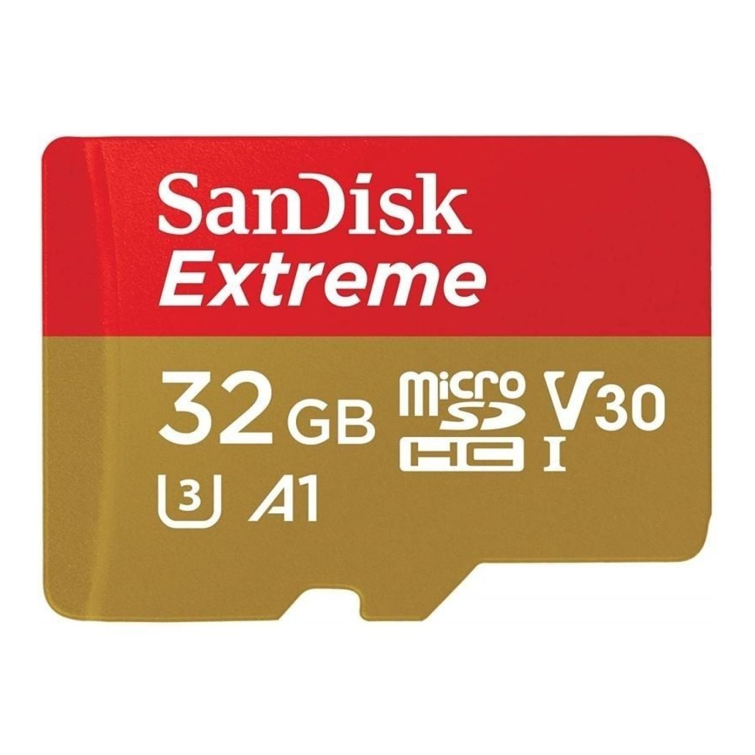 SanDisk Extreme · microSD HC 32GB · Clase 10 · UHS-I · 100MB/s · Con Adaptador