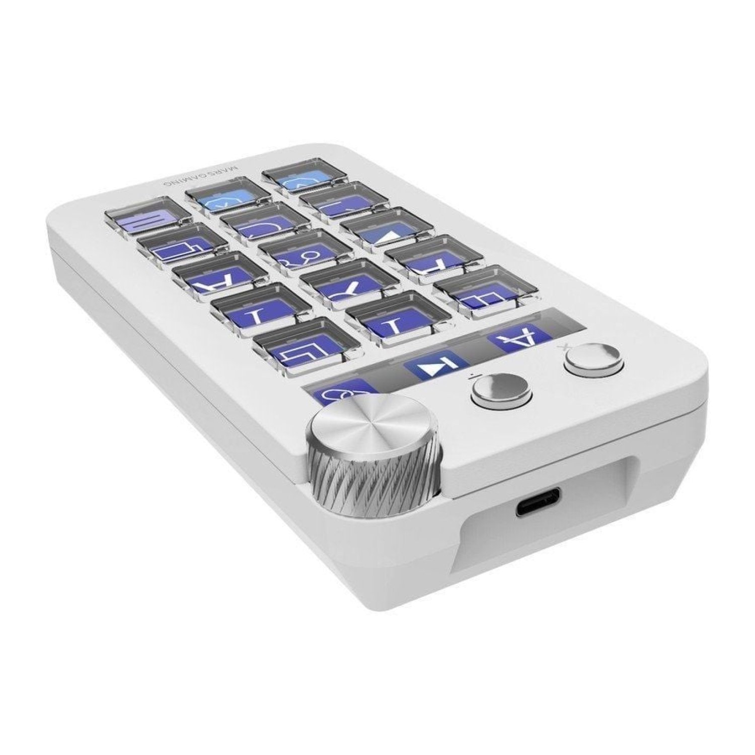 Mars Gaming MSD-NEO · Control Deck · 15 Teclas LCD · Rueda · Blanco