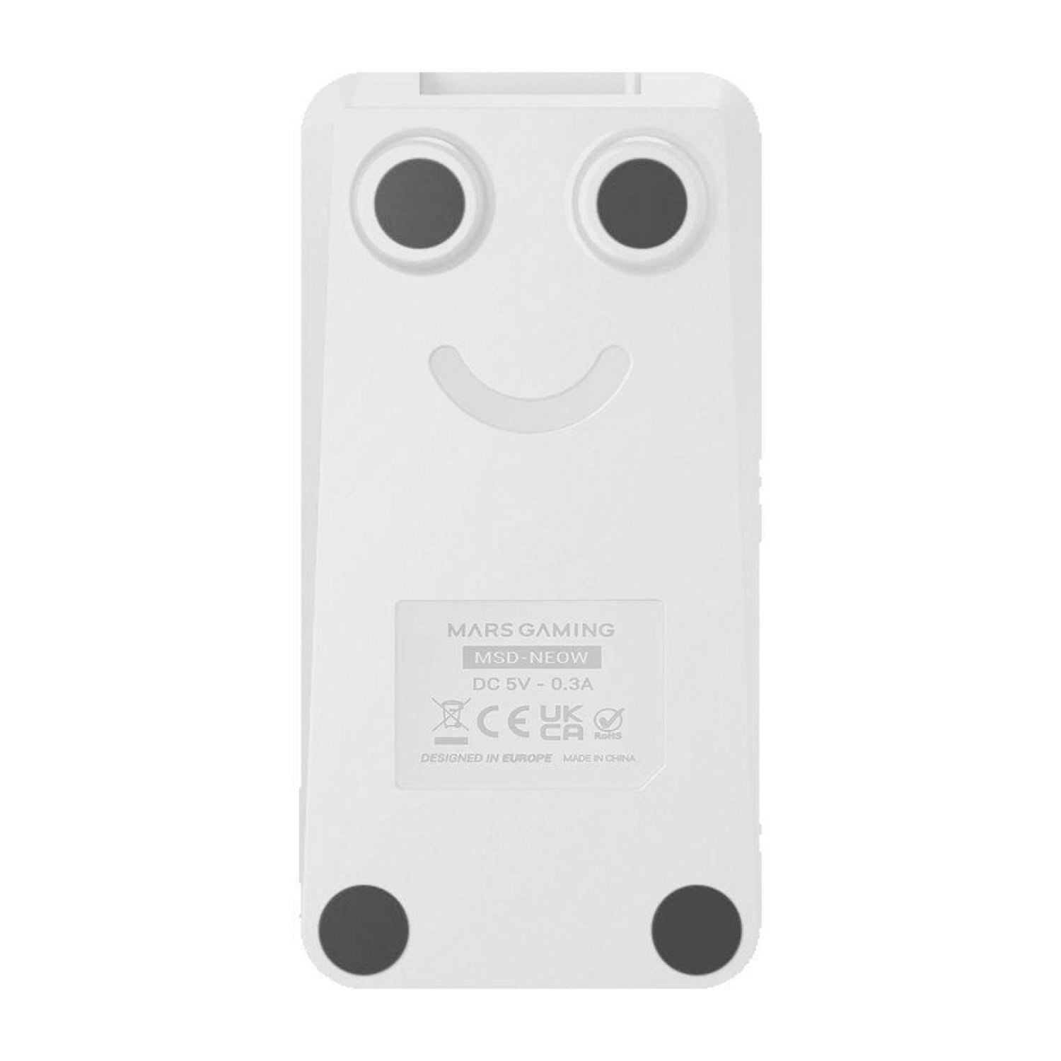 Mars Gaming MSD-NEO · Control Deck · 15 Teclas LCD · Rueda · Blanco