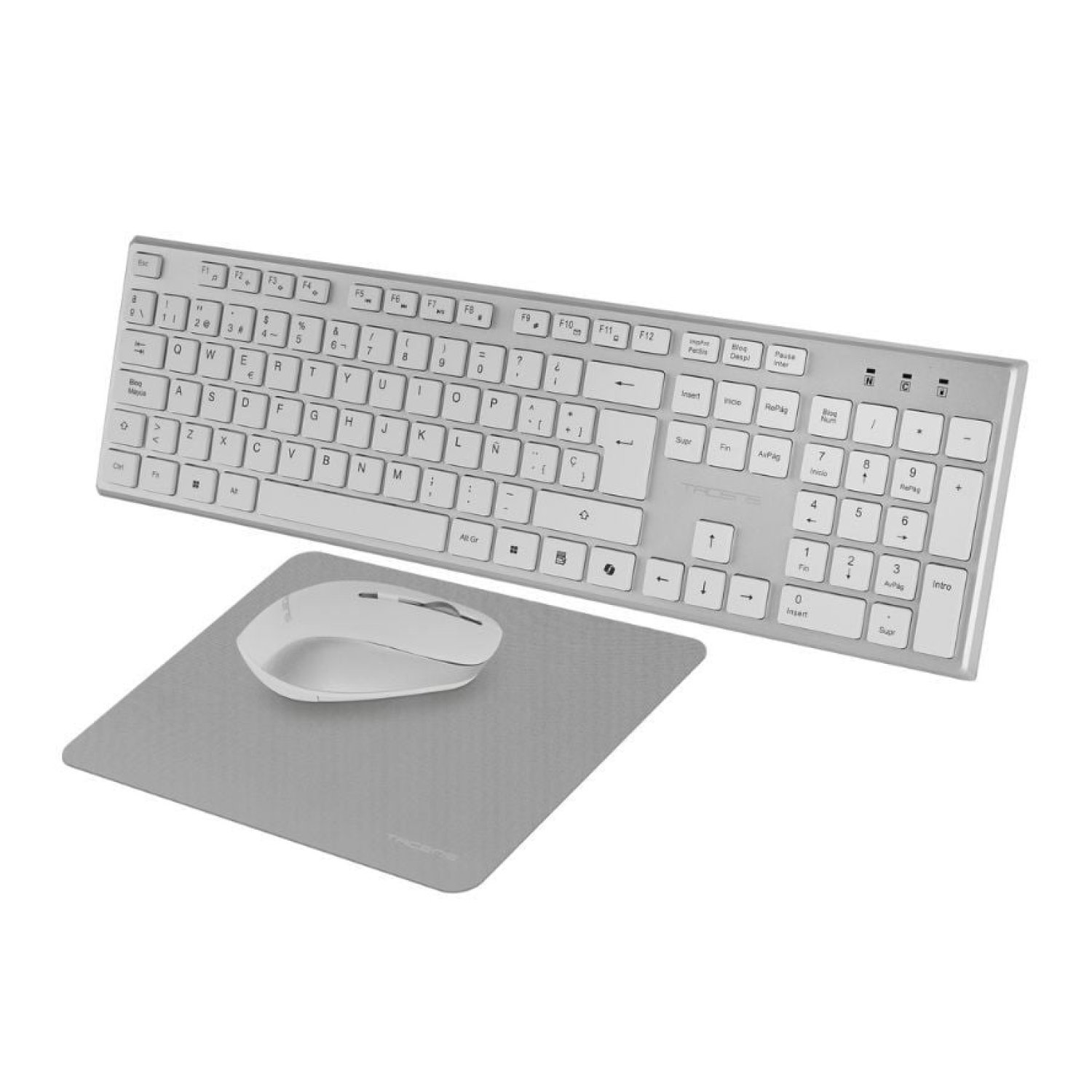 Tacens Zenith · Pack Gaming Completo · Teclado + Ratón + Alfombrilla Inalámbricos