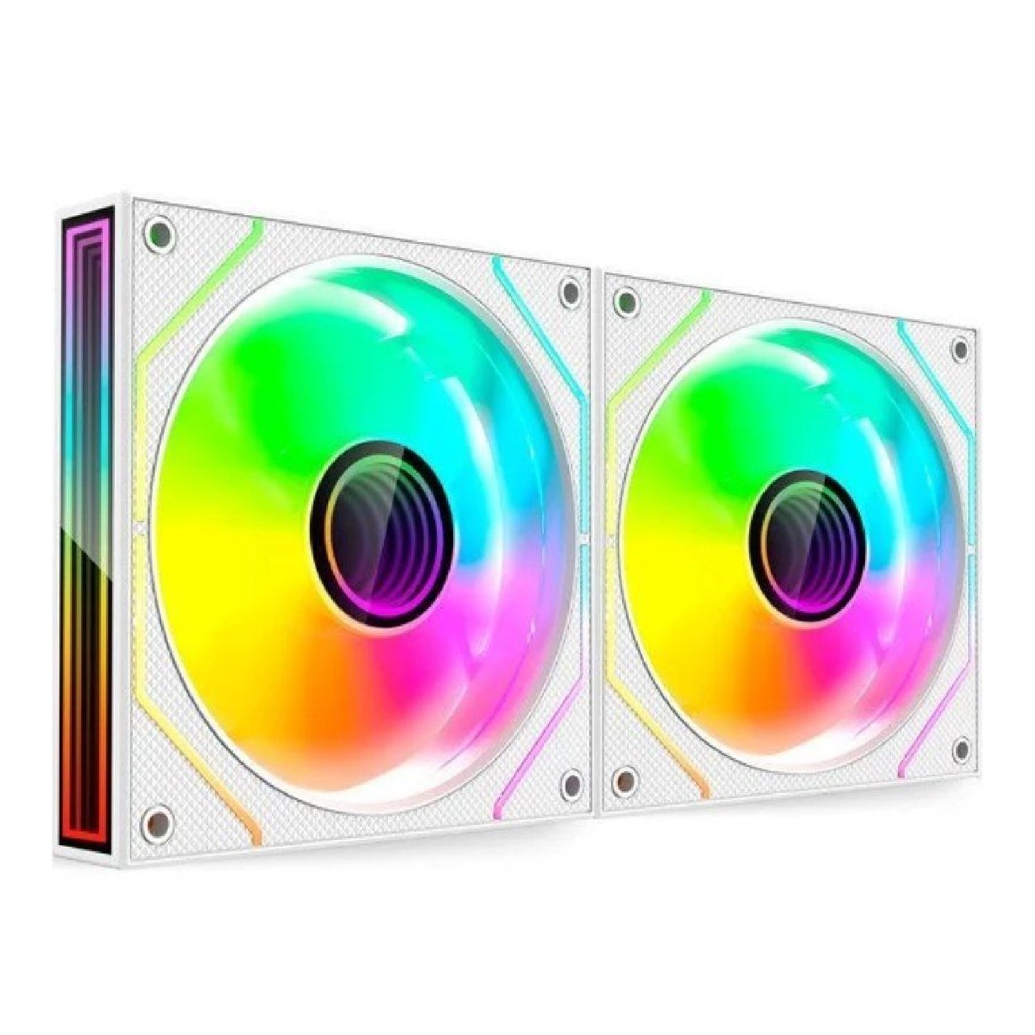 Mars Gaming MF-3DPROX2 · Pack 2 Ventiladores 12cm · ARGB · Blancos