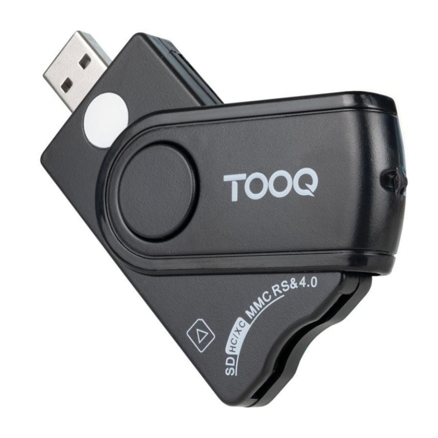 TooQ TQR-3012B · Lector DNI y Tarjetas Inteligentes · USB 2.0 · Negro