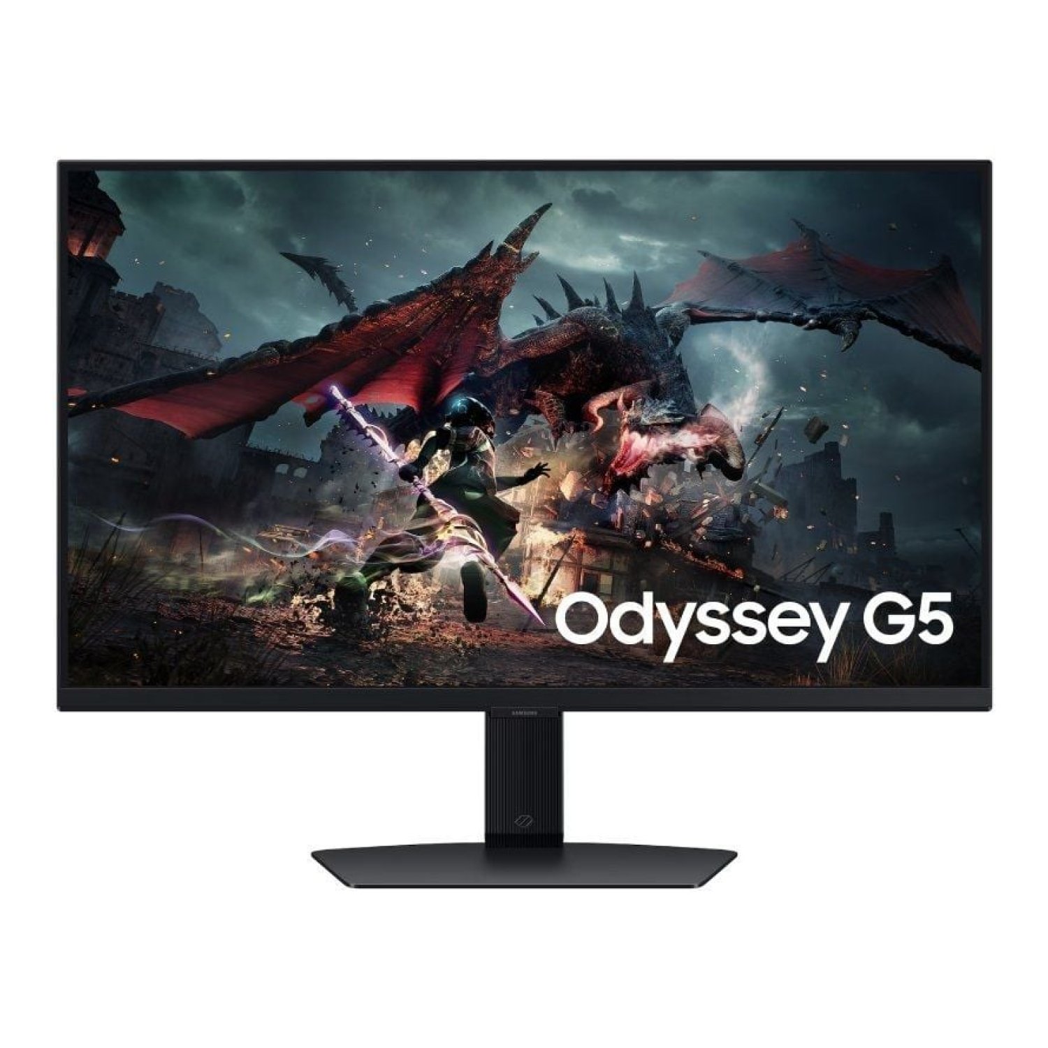 Monitor Gaming Samsung Odyssey G5 G50D S27DG502EU 27"/ QHD/ 1ms/ 180Hz/ IPS/ Regulable en Altura/ Negro