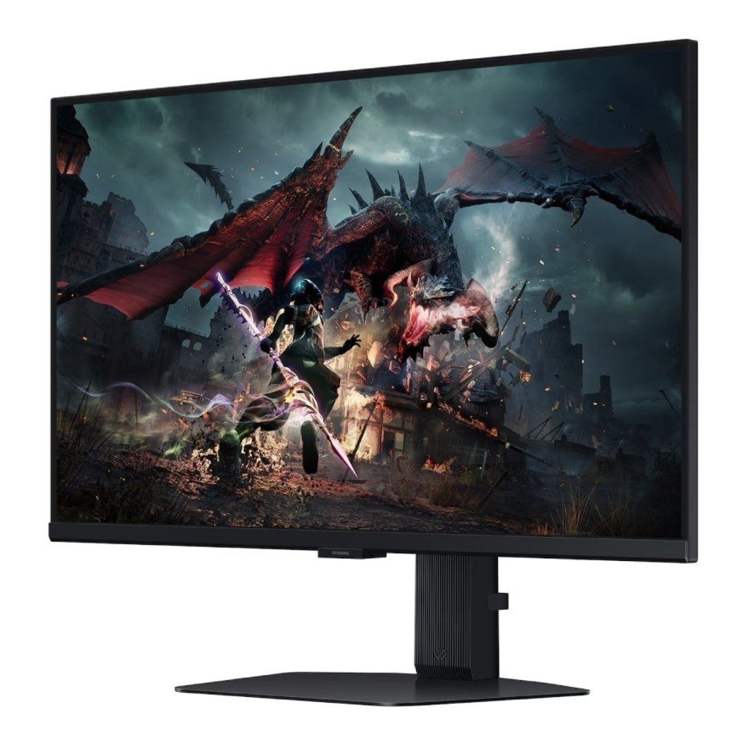 Monitor Gaming Samsung Odyssey G5 G50D S27DG502EU 27"/ QHD/ 1ms/ 180Hz/ IPS/ Regulable en Altura/ Negro