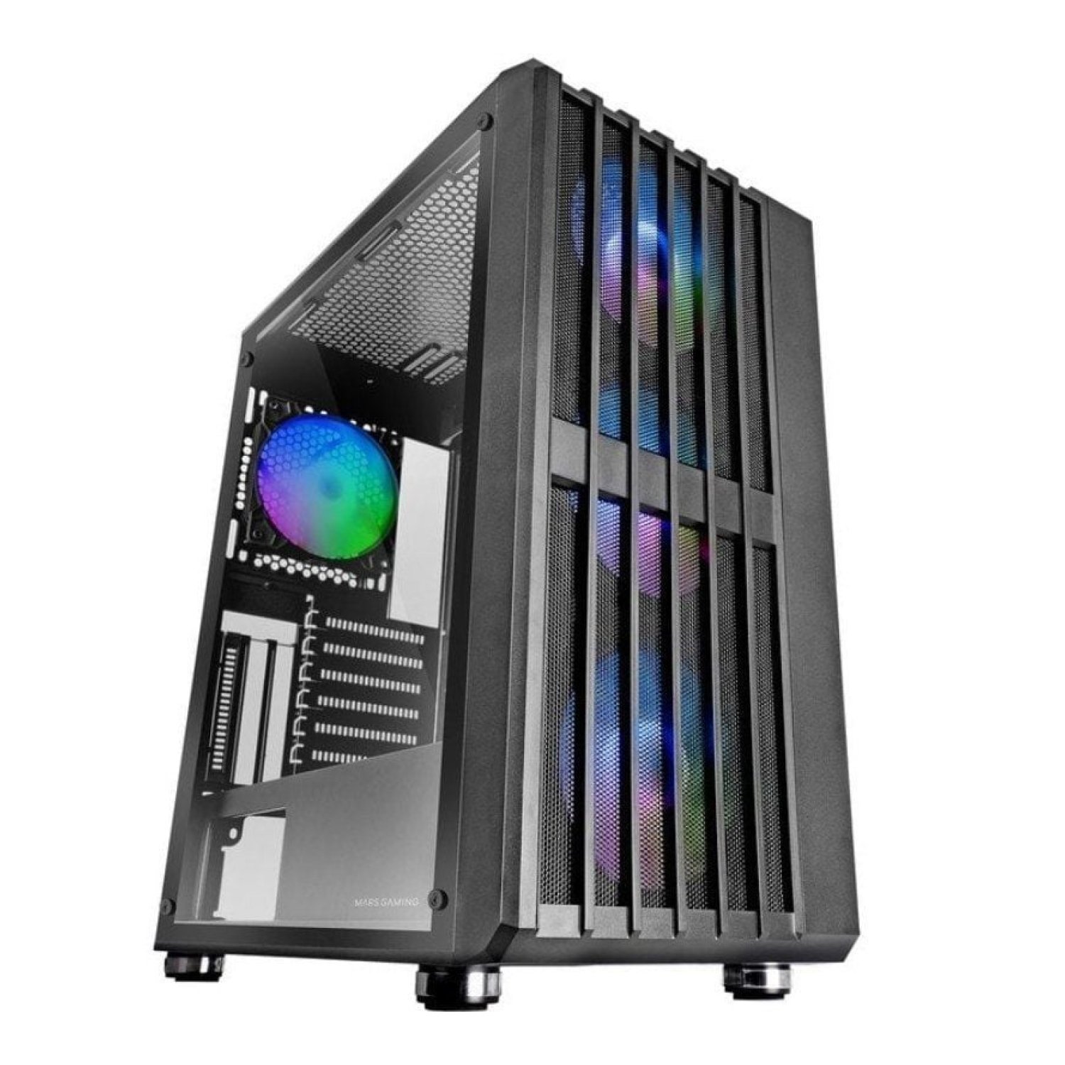 Mars Gaming MC-VAULT · Caja Semitorre Gaming · Panel Cristal Templado · ATX