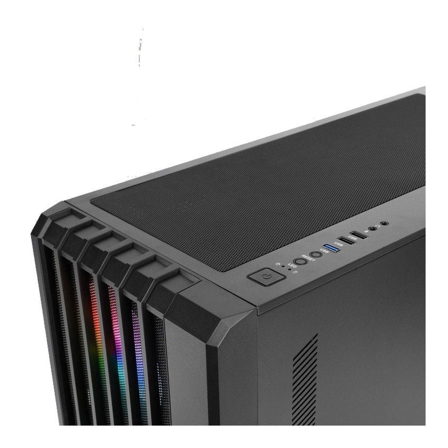 Mars Gaming MC-VAULT · Caja Semitorre Gaming · Panel Cristal Templado · ATX