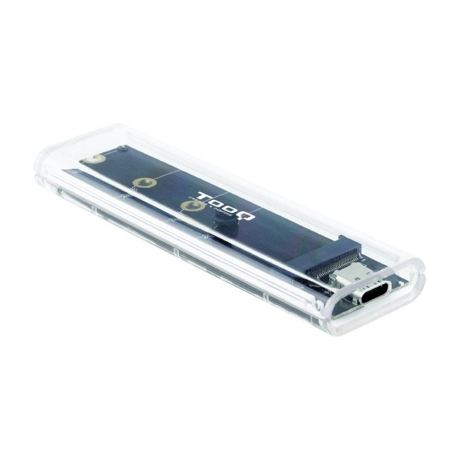 TooQ Caja Externa M.2 NVMe · USB 3.1 Gen2 · Sin tornillos