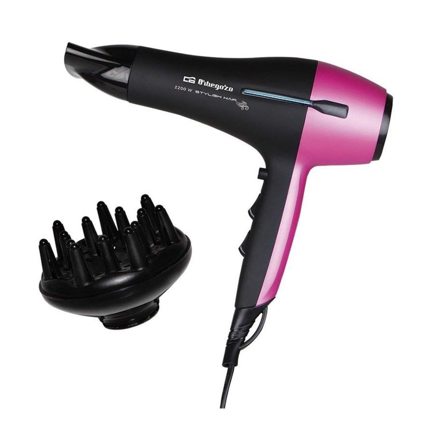Orbegozo SE 2320 · Secador · 2200W · Negro y Lila