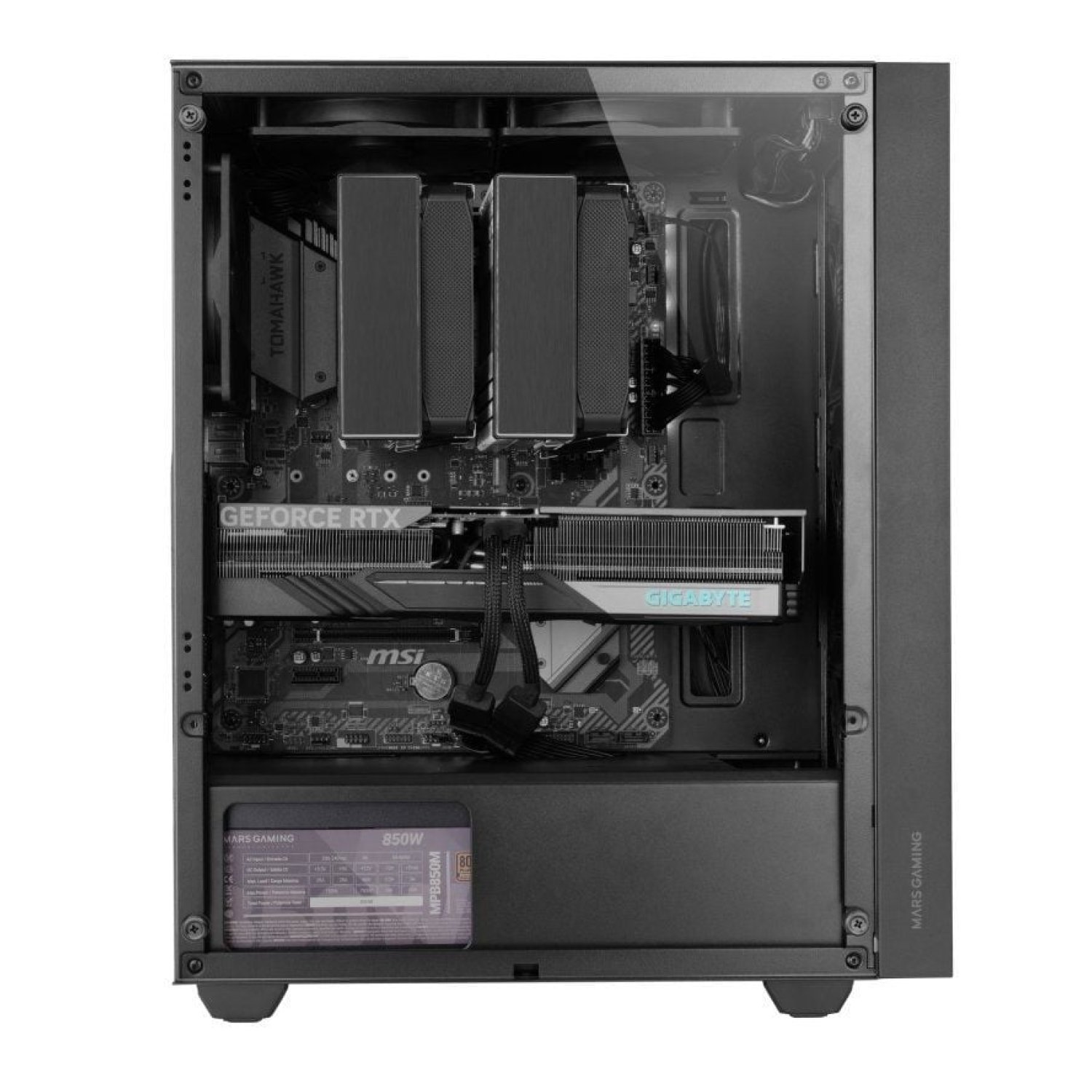 Mars Gaming MC-PMAX · Caja Semitorre Gaming · ATX · Cristal Templado
