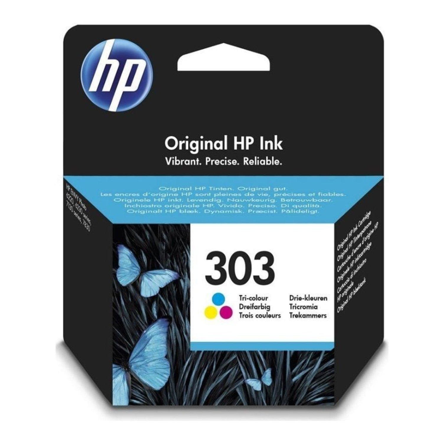 HP Cartucho Tinta Original 303 · Tricolor