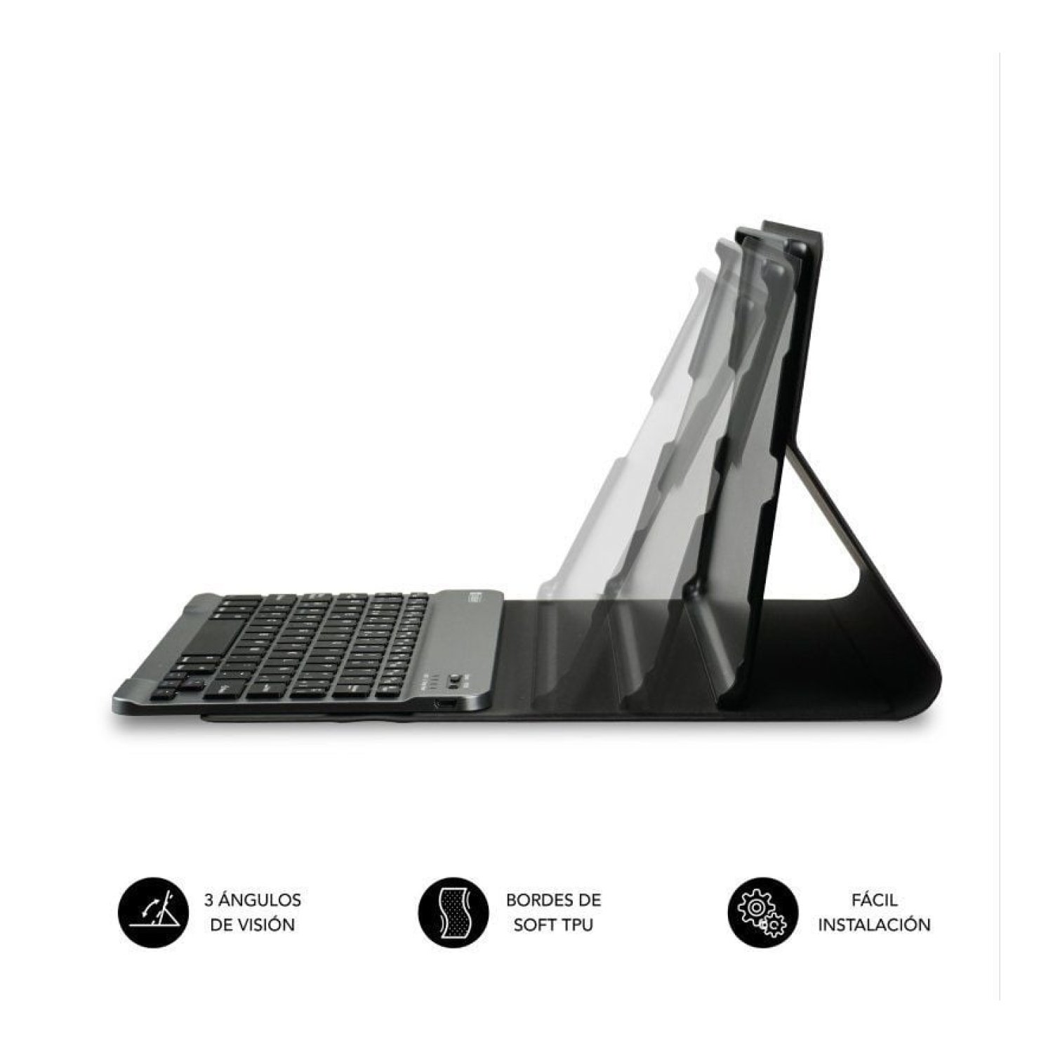 Subblim KeyTab Pro BT · Funda con Teclado · Samsung Galaxy A9+ · Negra