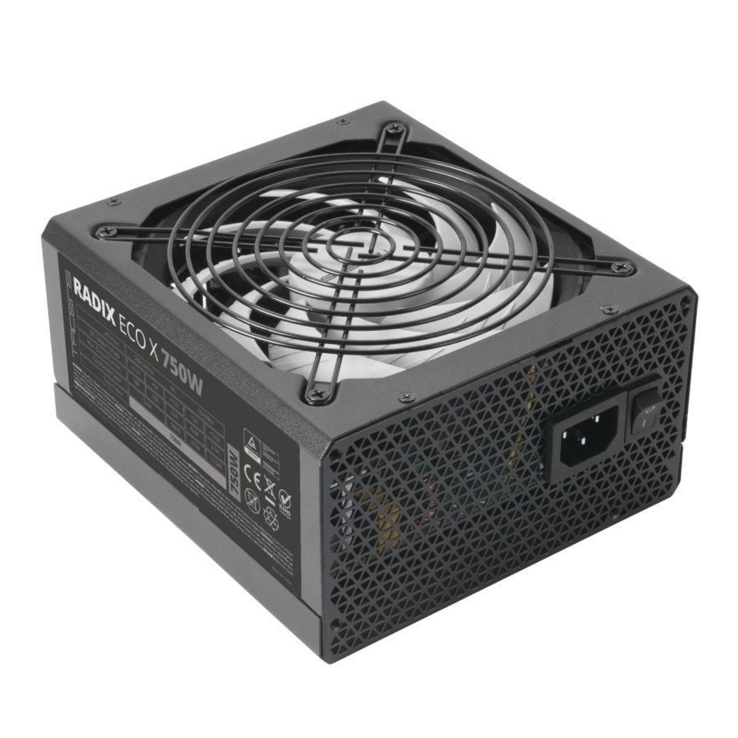 Tacens Radix Eco X · 750W · Ventilador 14cm · Eficiencia Certificada