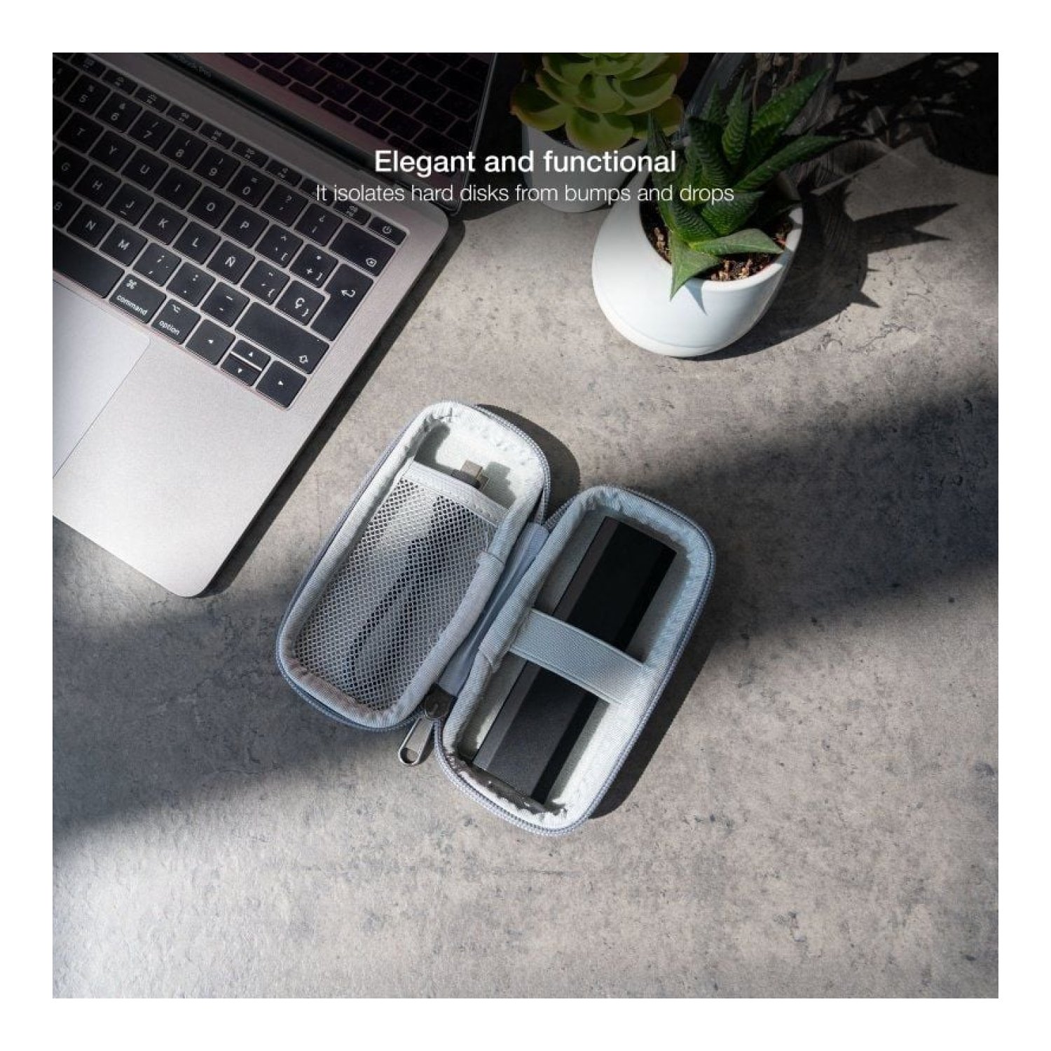 TooQ · Funda Protectora M.2 · Gris