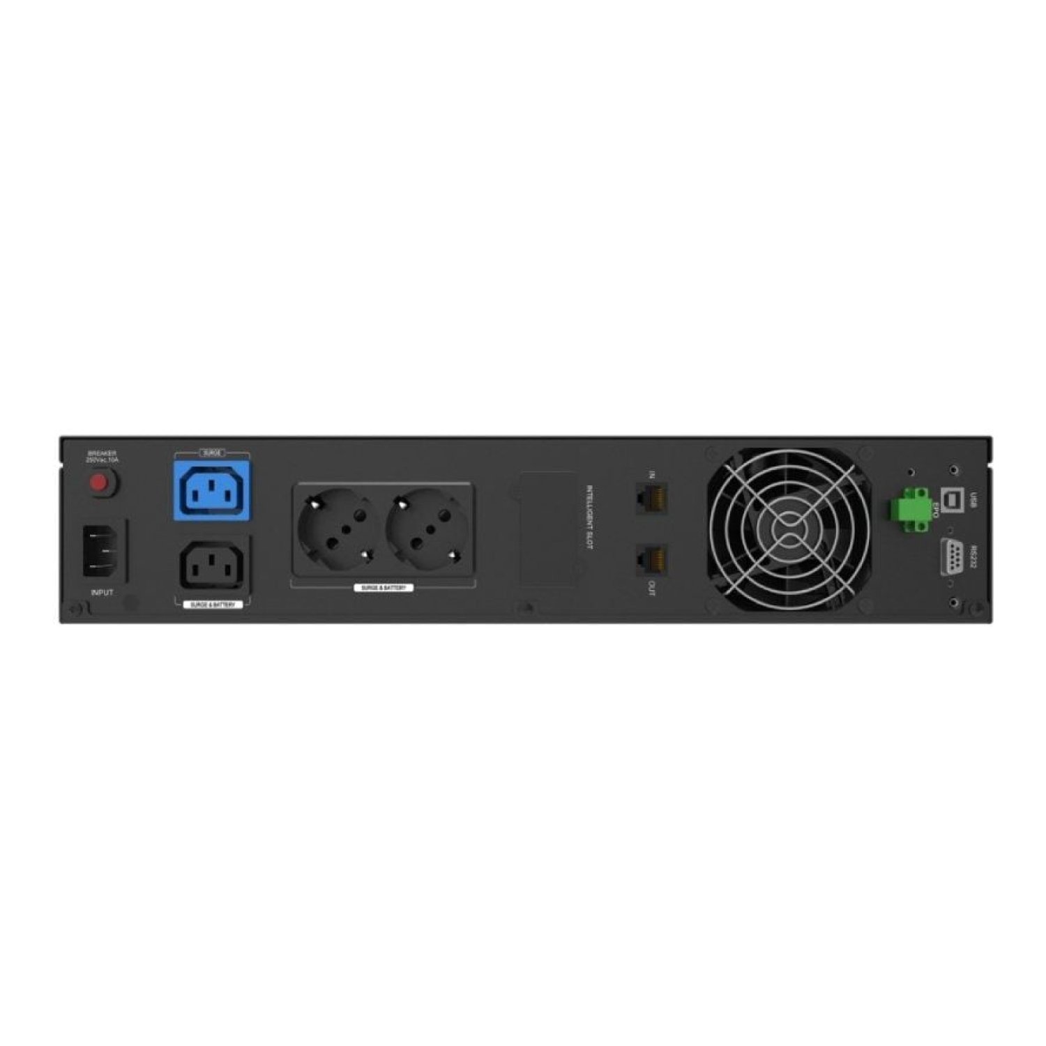 Phasak Protekt Rack · SAI 1260VA-720W · 4 Salidas · Formato Rack