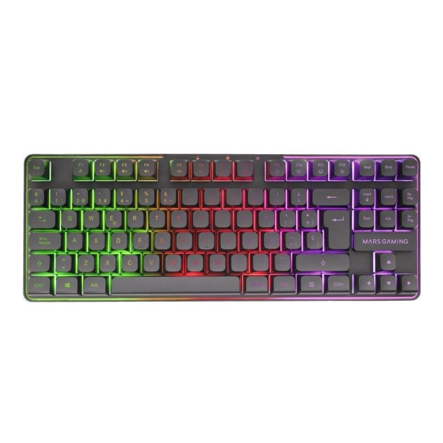 Pack Gaming Mars Gaming MCPWTKL/ Teclado Inalámbrico + Ratón Inalámbrico + Alfombrilla