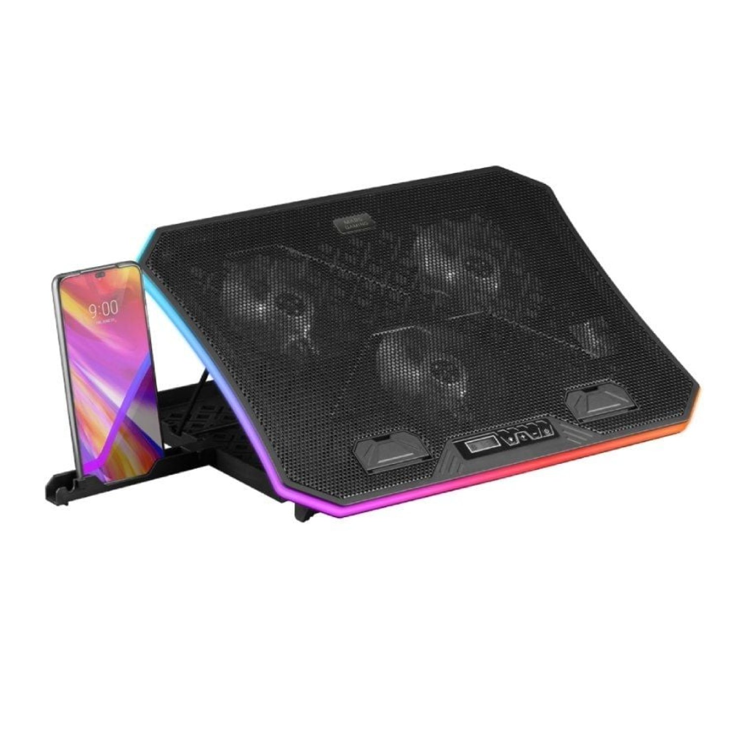 Mars Gaming MNBC6 · Base Refrigerante · Hasta 19" · LED RGB · Portátiles