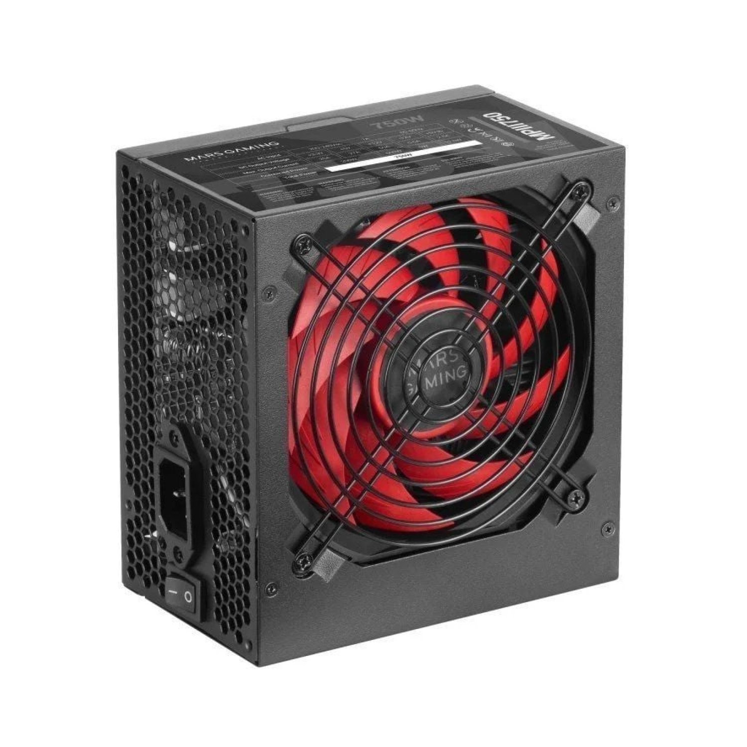 Mars Gaming MPIII750 · 750W · Ventilador 12cm · Fuente Alimentación