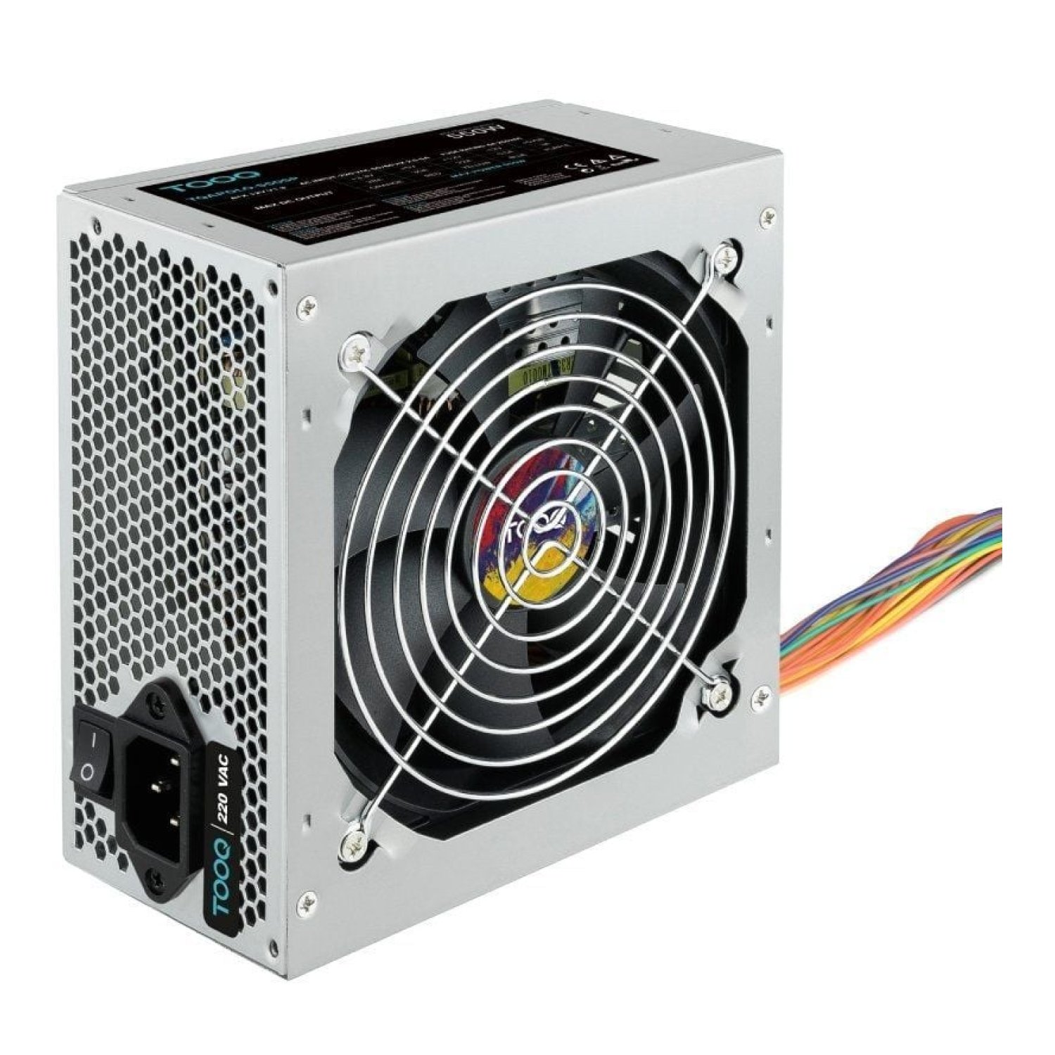 TooQ Apollo · Fuente 550W · Ventilador 12cm