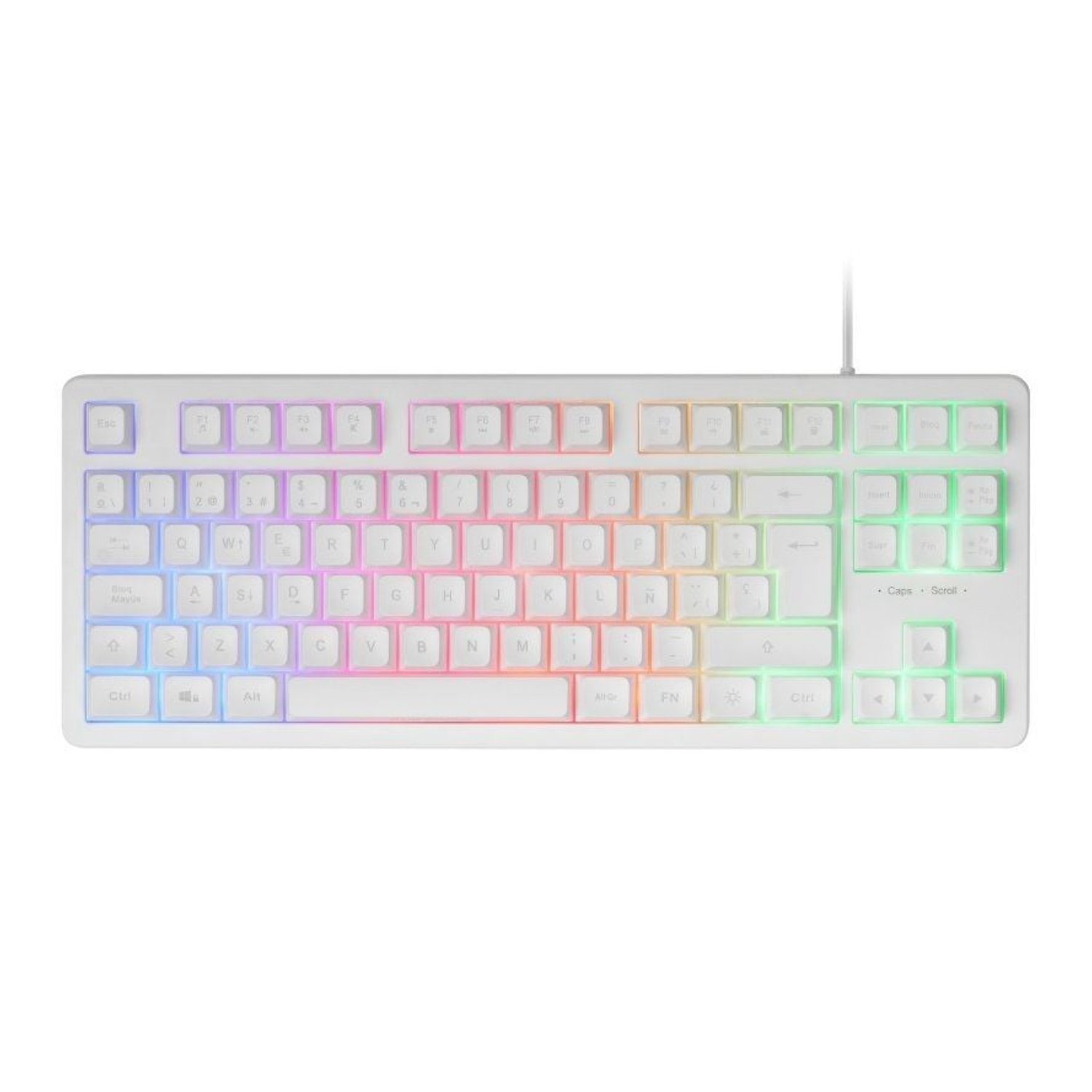 Mars Gaming MCP-RGB3W · Pack Gaming Completo · Teclado + Ratón Óptico + Alfombrilla XXL + Auriculares RGB