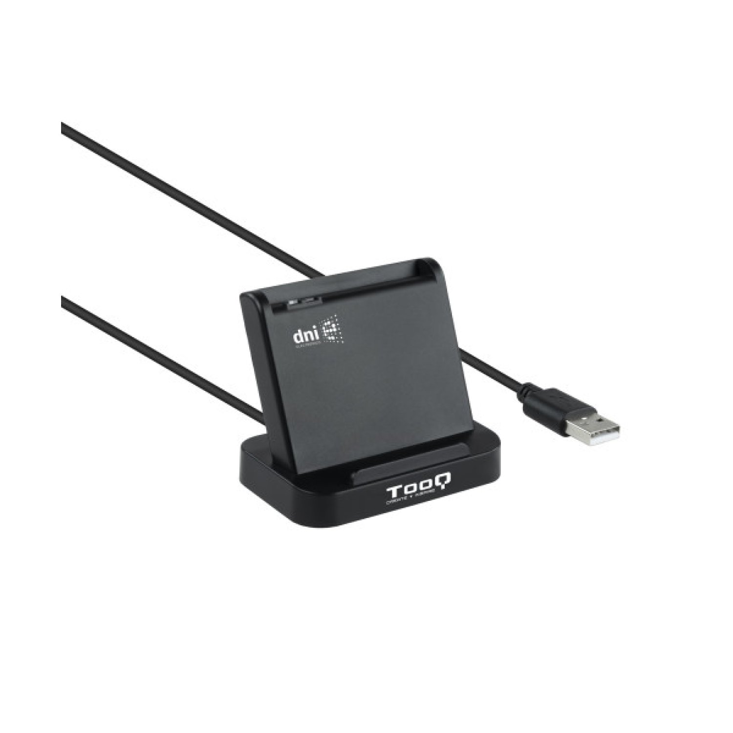 TooQ TQR-220B · Lector DNI · USB 2.0 · Negro