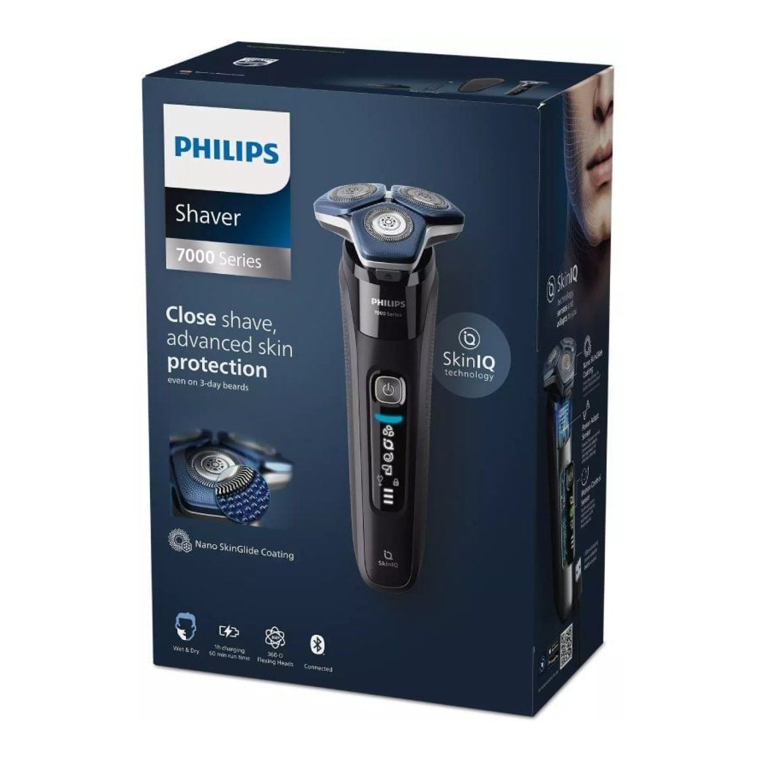 Philips Shaver Series 7000 S7886/35 · Afeitadora Eléctrica · Batería · 2 Accesorios