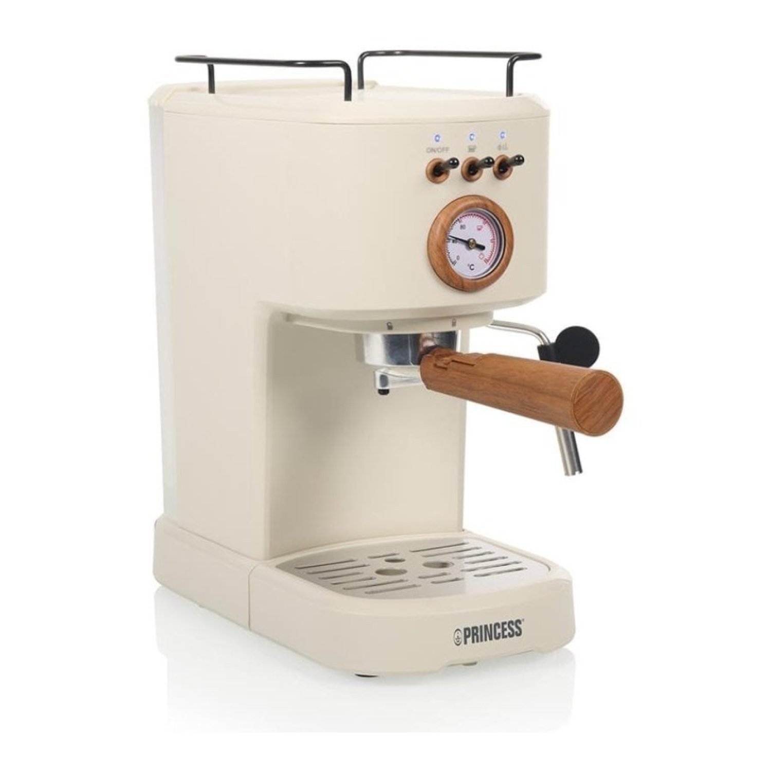 Princess Cafetera Expreso · 1100W · 20 Bares · Presión Profesional