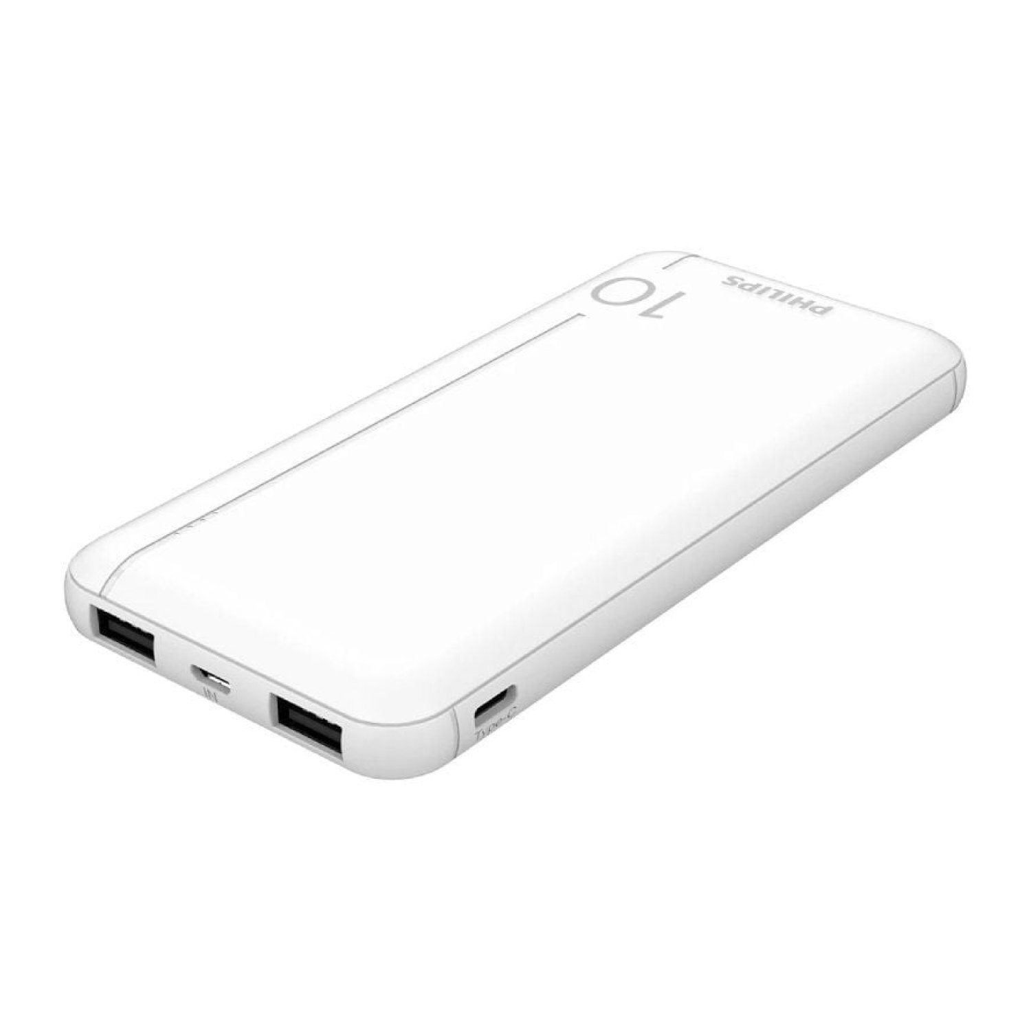 Philips Powerbank · 10000mAh · Blanca