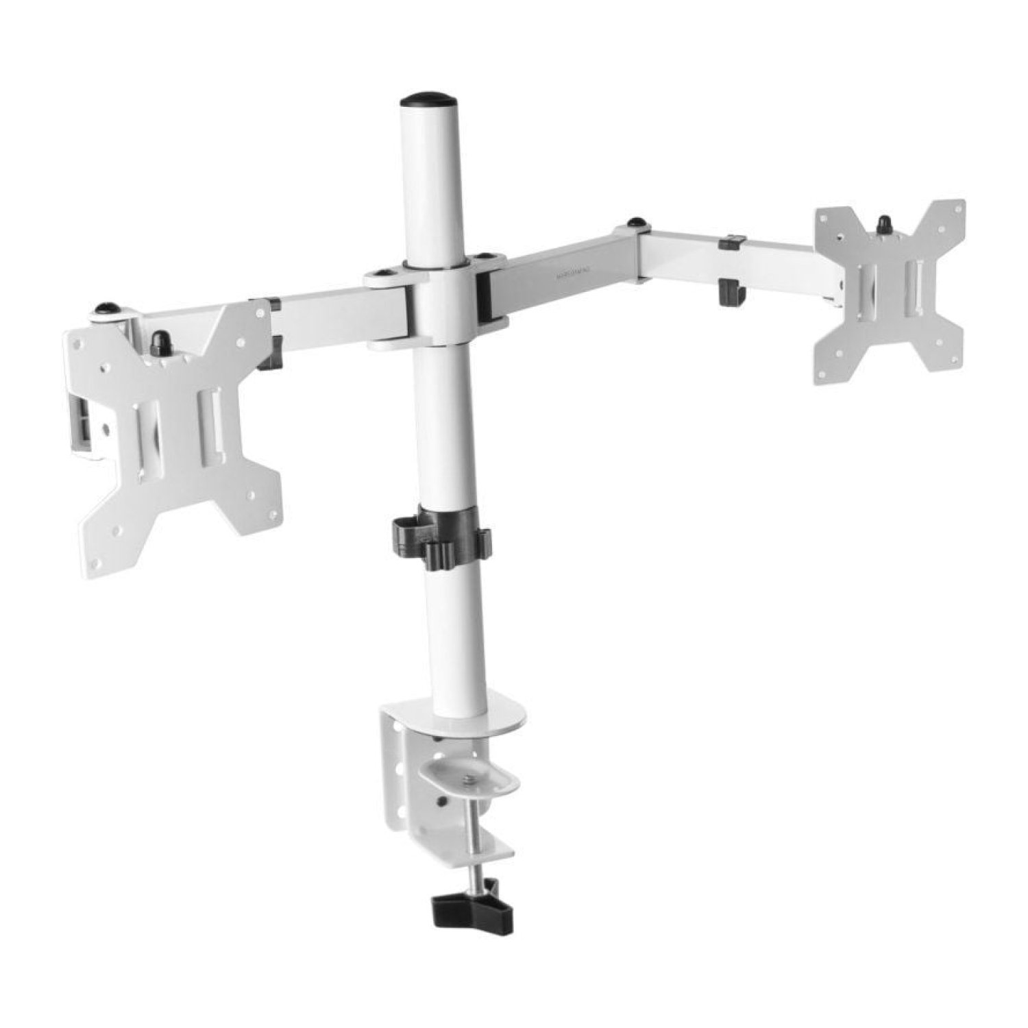 Soporte de Mesa para 2 Monitores Mars Gaming MARM2/ Giratorio/ Inclinable/ hasta 8kg