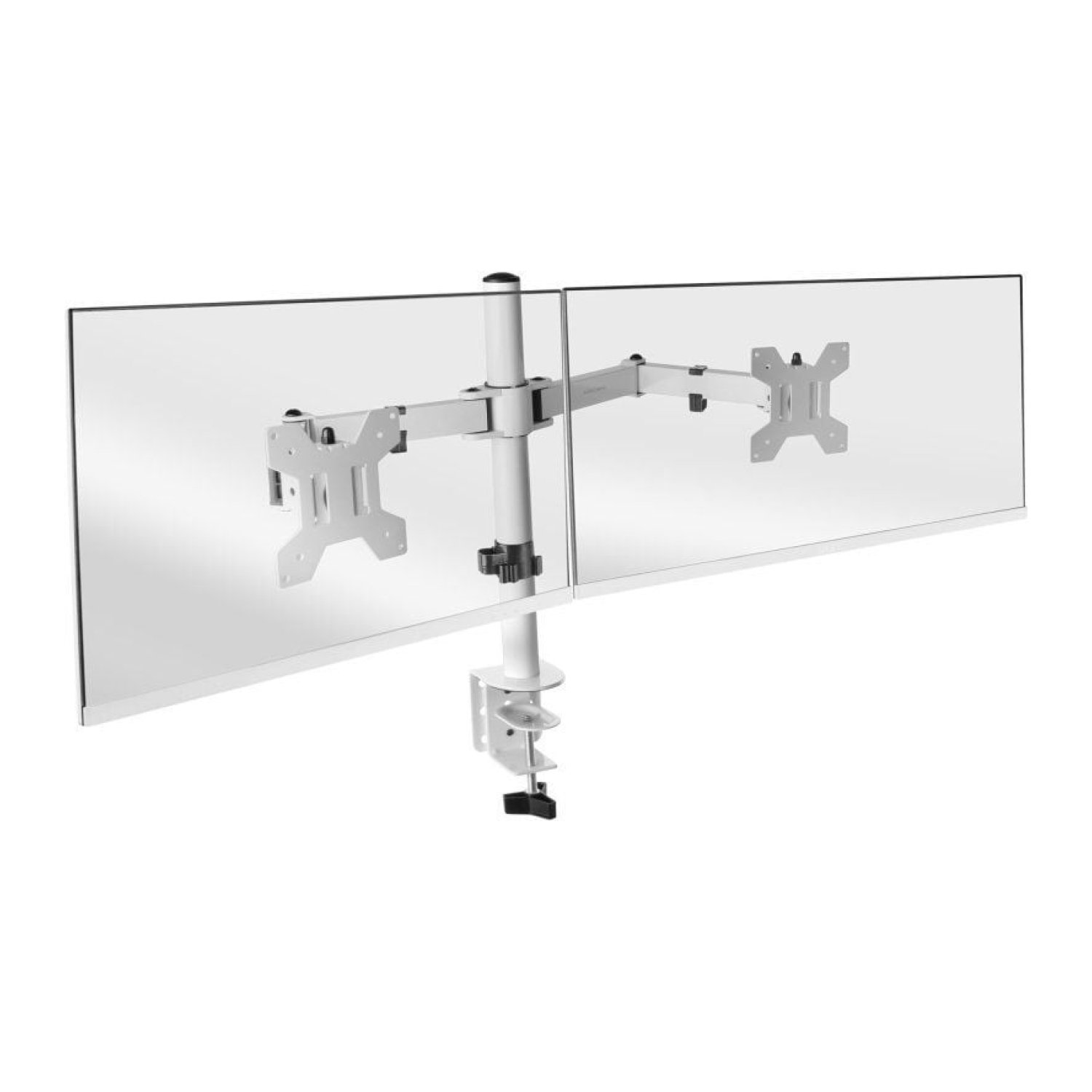 Soporte de Mesa para 2 Monitores Mars Gaming MARM2/ Giratorio/ Inclinable/ hasta 8kg