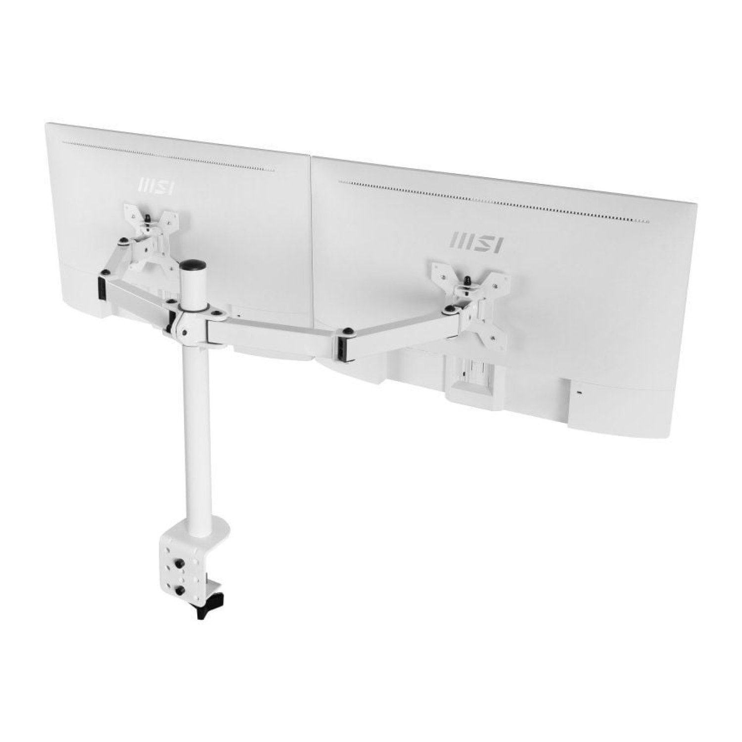 Soporte de Mesa para 2 Monitores Mars Gaming MARM2/ Giratorio/ Inclinable/ hasta 8kg