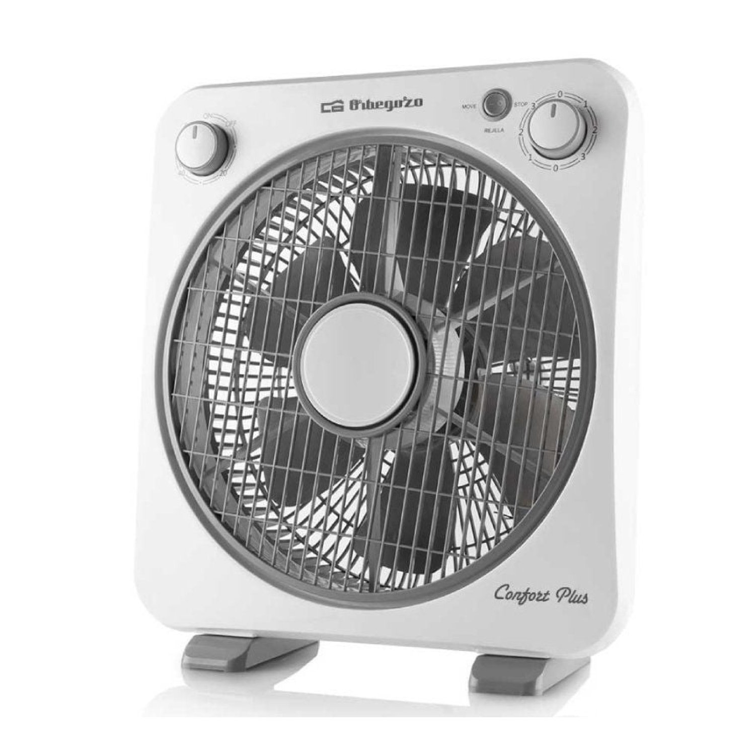 Orbegozo Box Fan BF 0138 · 30cm · 40W · 6 Aspas · 3 Velocidades