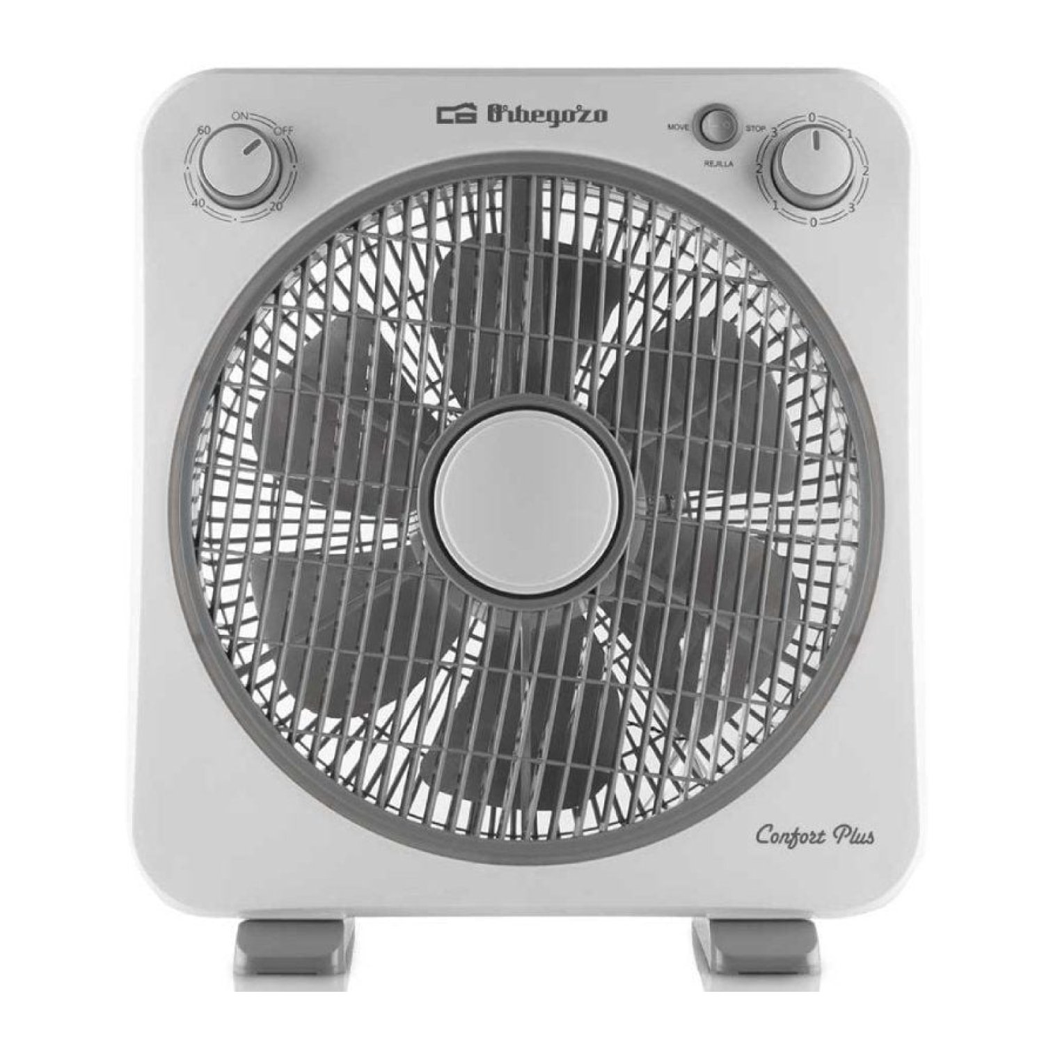 Orbegozo Box Fan BF 0138 · 30cm · 40W · 6 Aspas · 3 Velocidades
