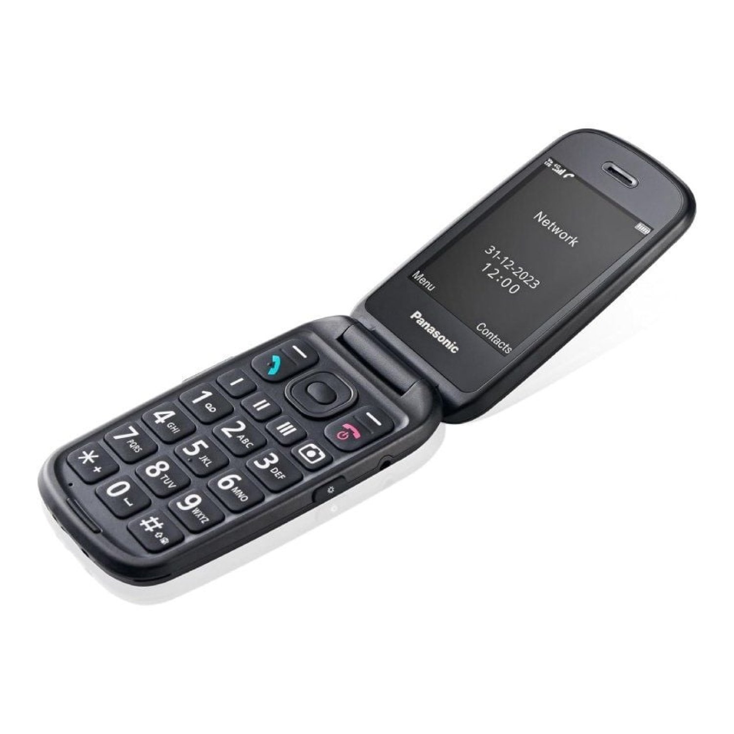 Panasonic KX-TU550 · Teléfono para Mayores · Botones Grandes · Negro