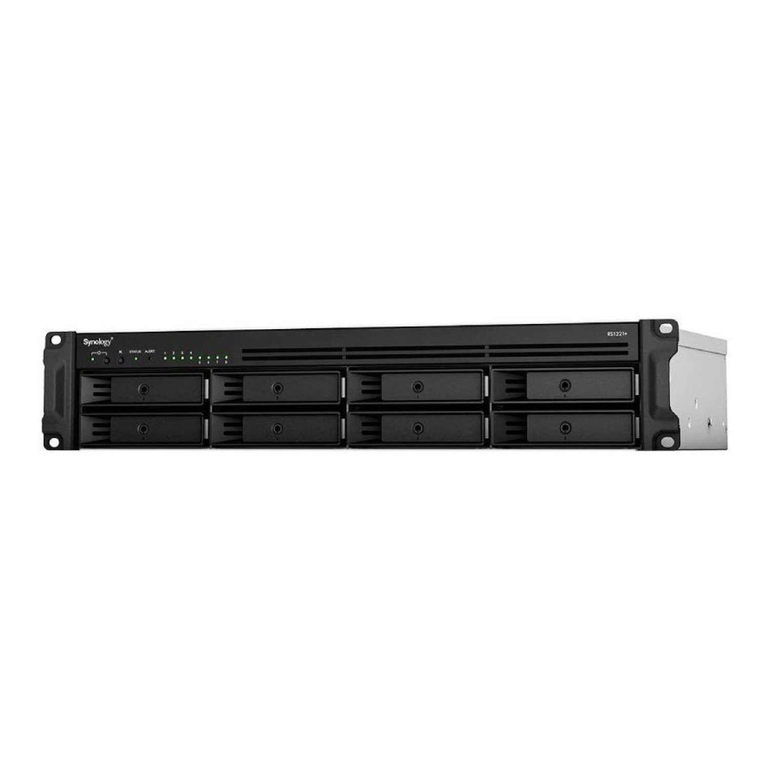 NAS Synology RackStation RS1221+ / 8 Bahías 3.5"-2.5"/ 4GB DDR4/ Formato Rack