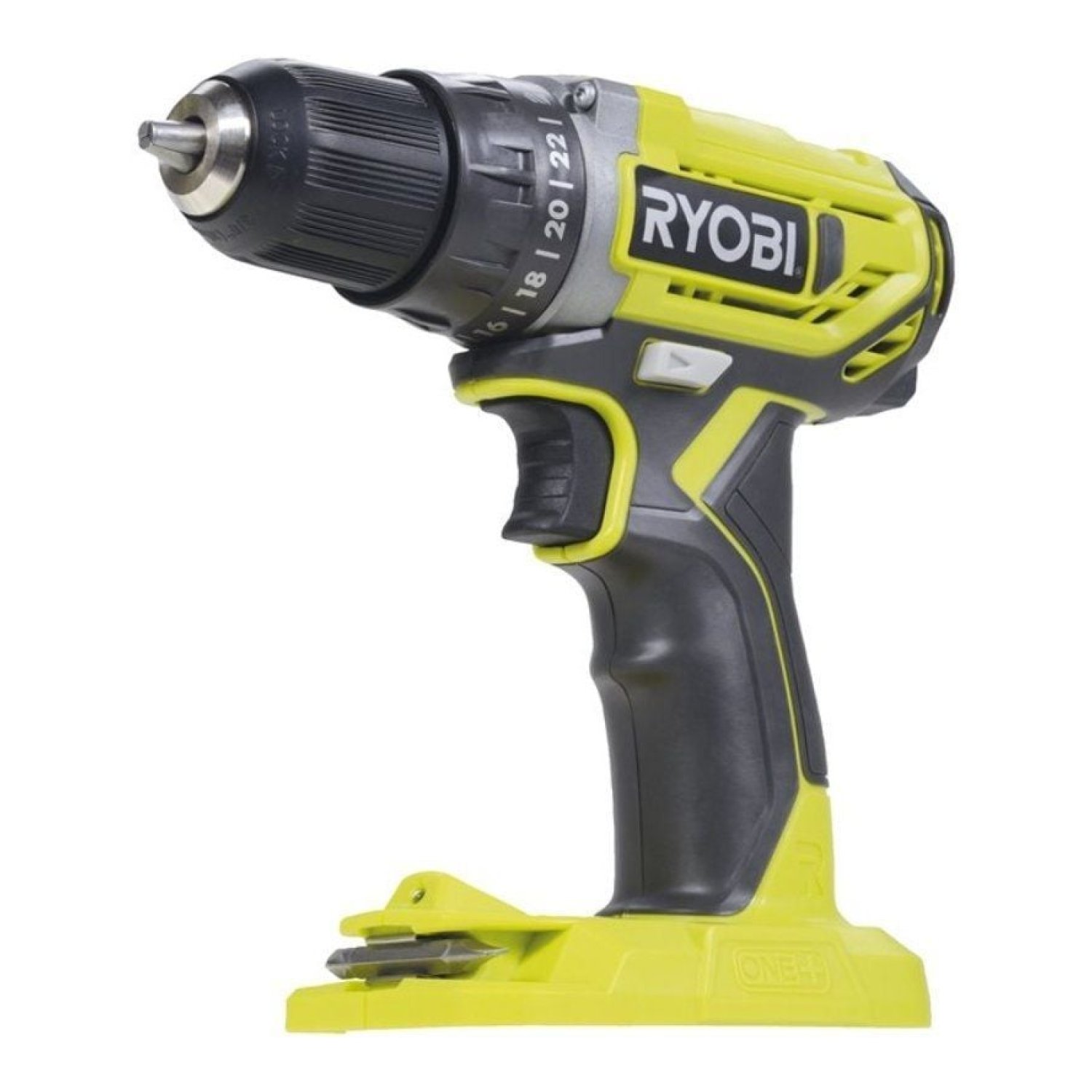 Ryobi ONE+ R18DD2-220S · Taladro-Atornillador 18V · 2 Baterías 2,0 Ah · Cargador · Bolsa
